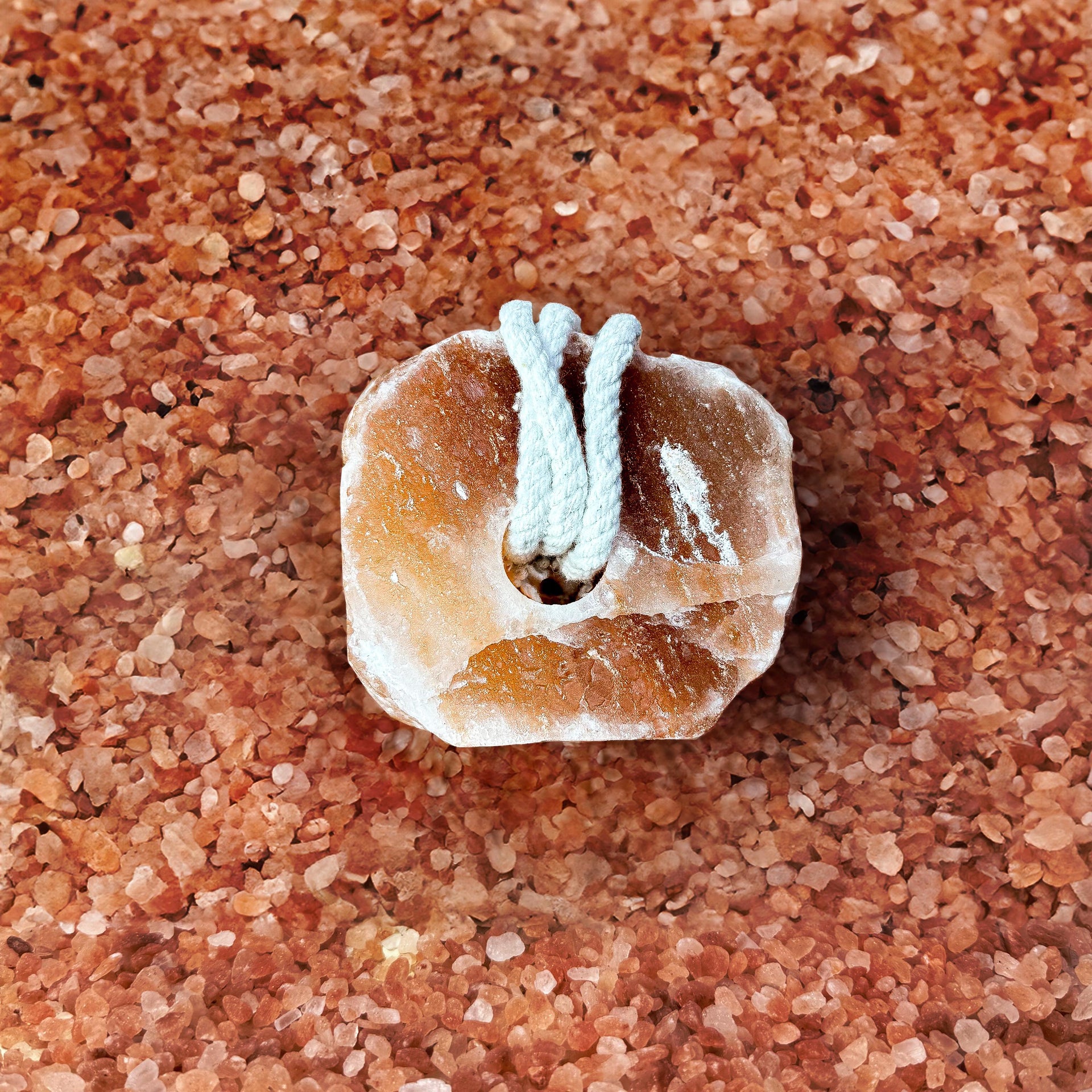 Himalayan Pink Salt Licking Block with Rope