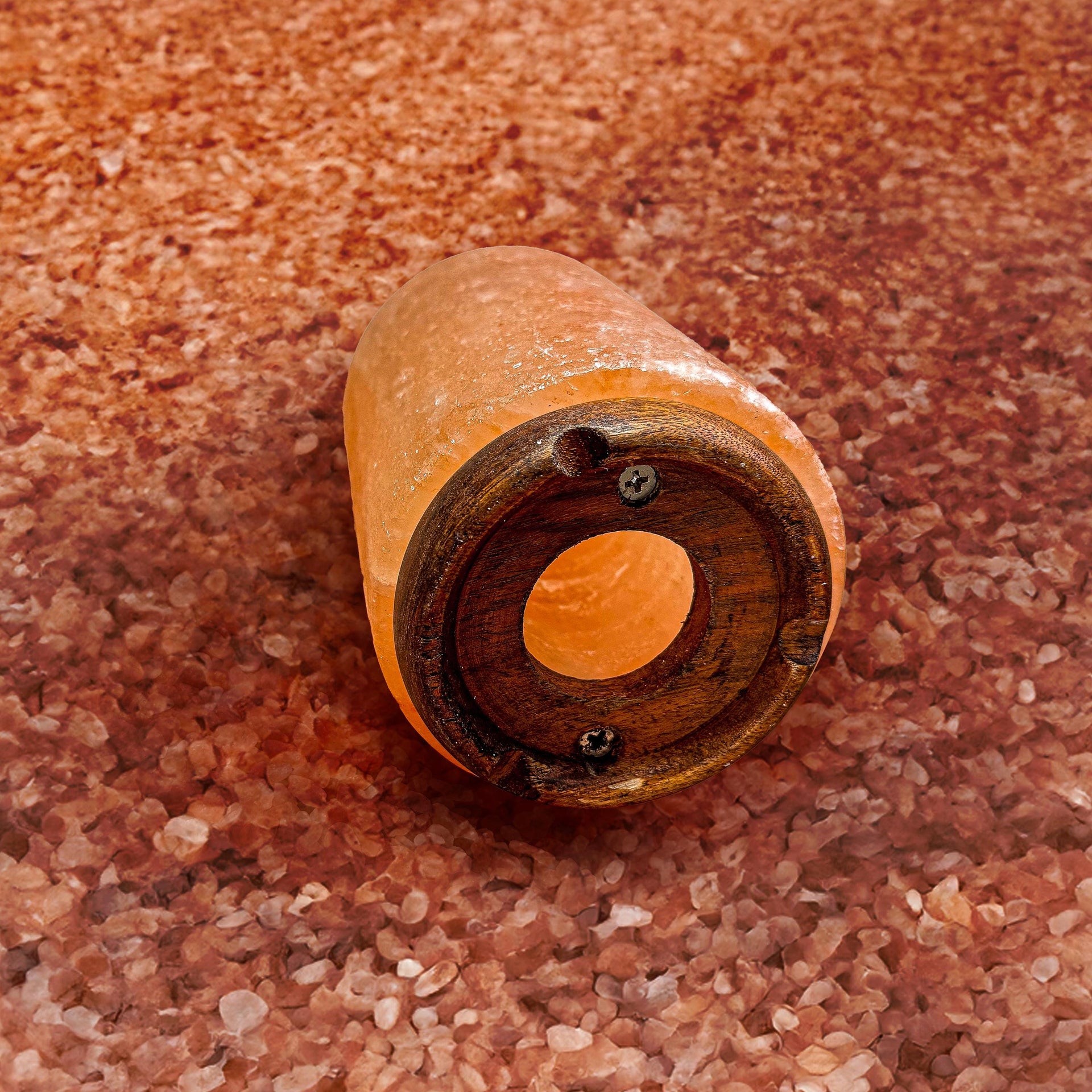 Cylinder Himalayan Salt Lamp: Handcrafted Pink Rock Salt Decor