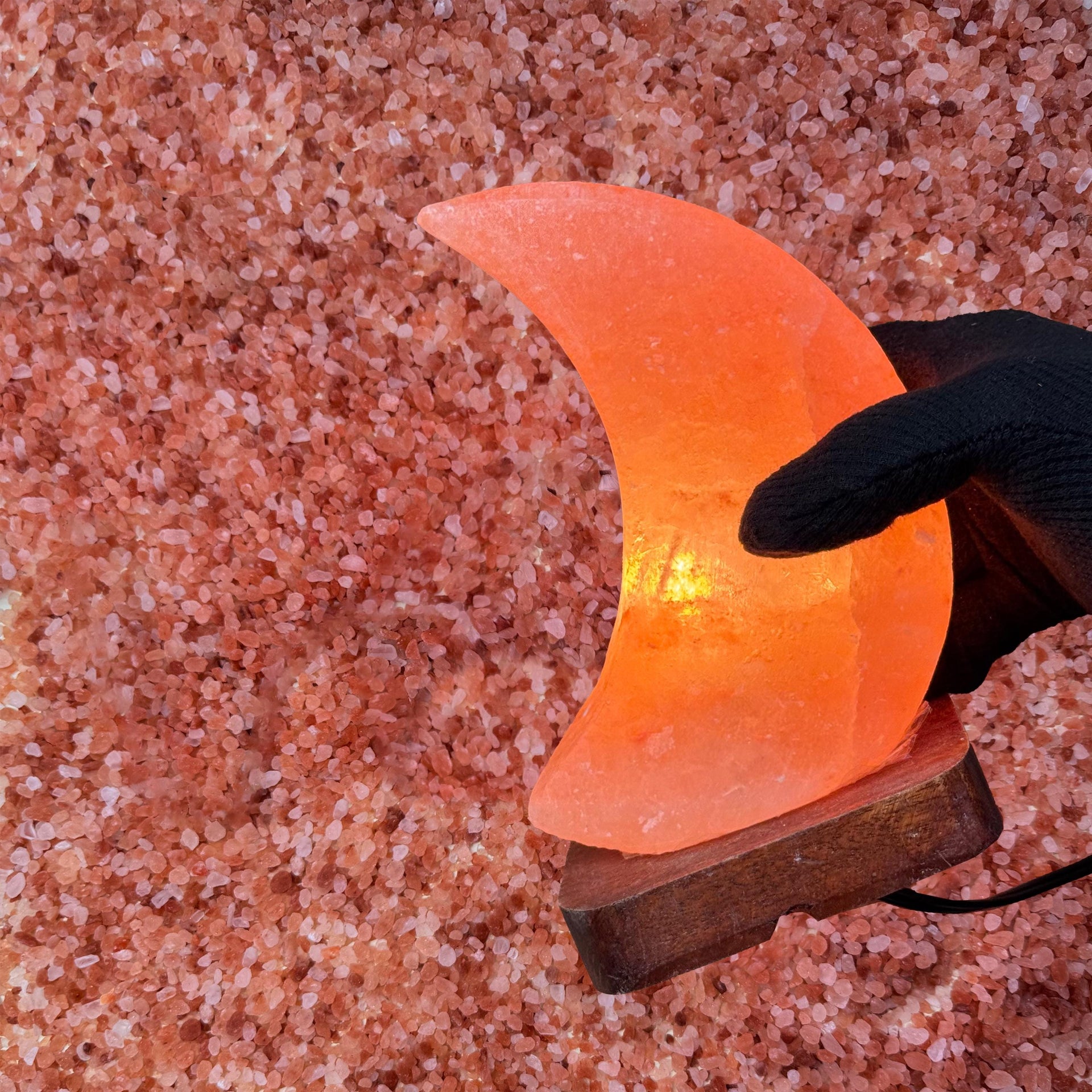 Moon Himalayan Pink Salt Lamp