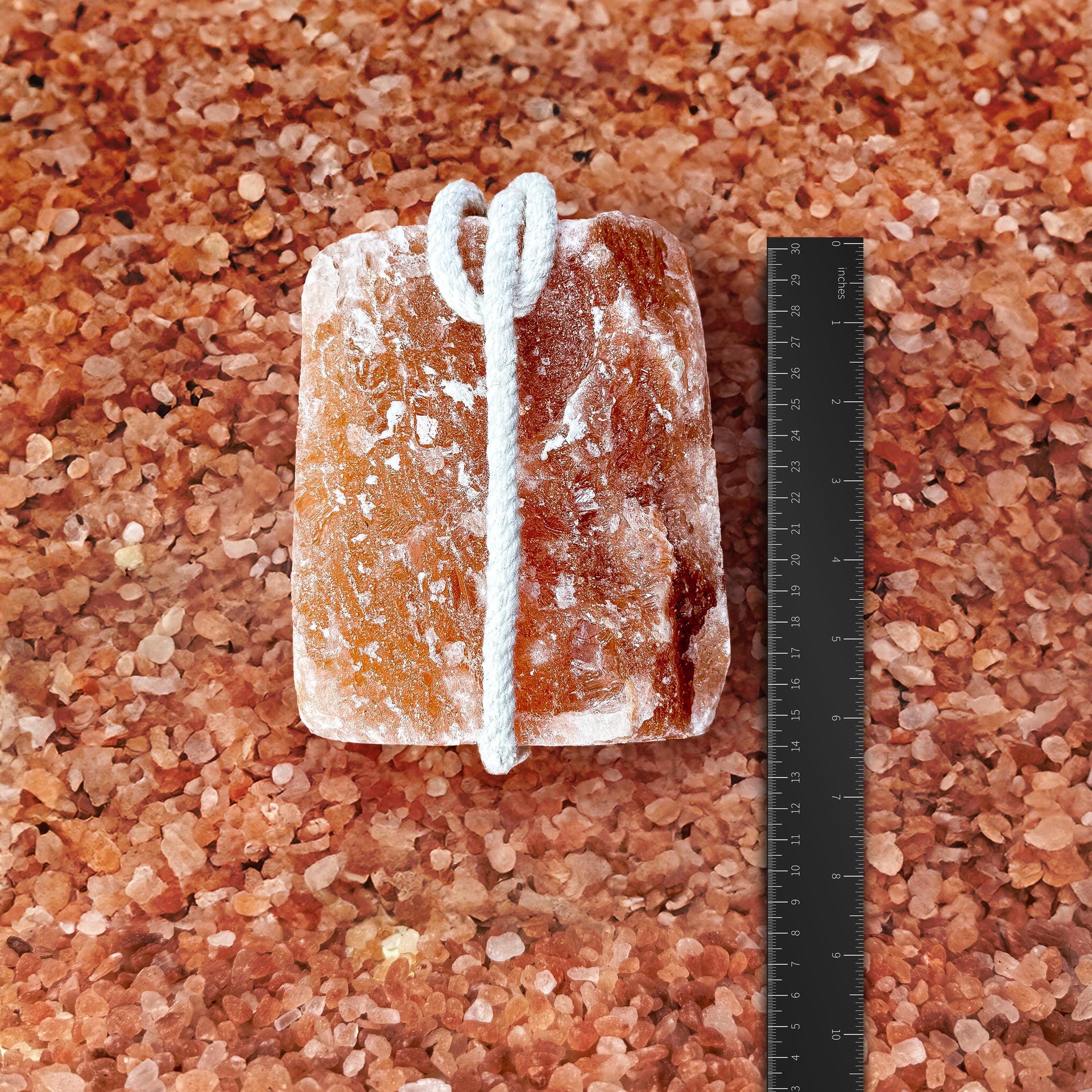 Himalayan Pink Salt Licking Block with Rope