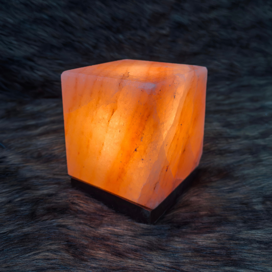 Cube Himalayan Salt Lamp