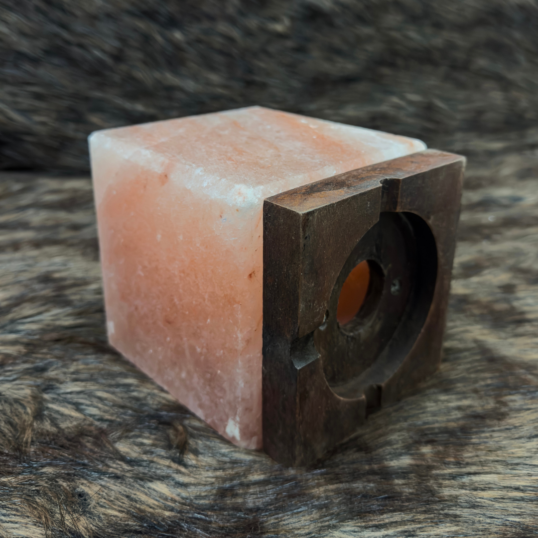 Cube Himalayan Salt Lamp