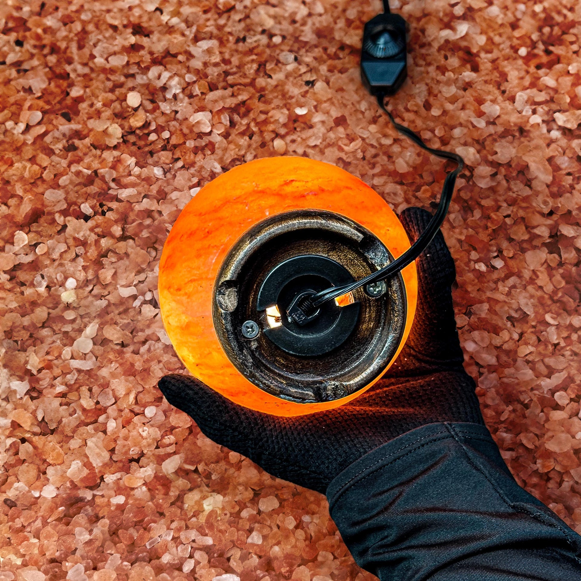 Globe Himalayan Salt Lamp