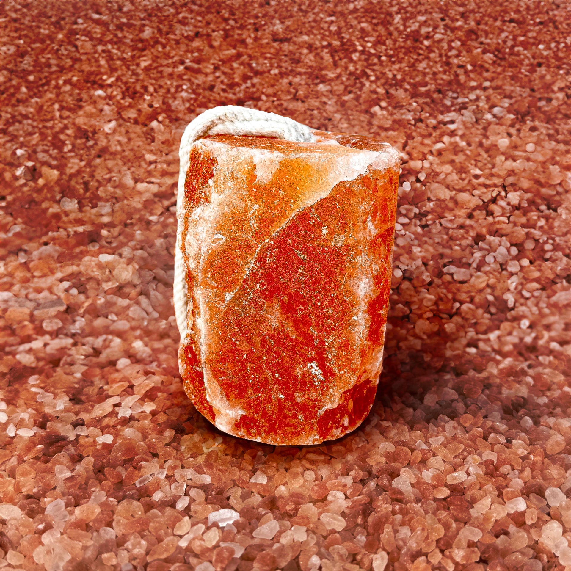 Himalayan Pink Salt Licking Block with Rope