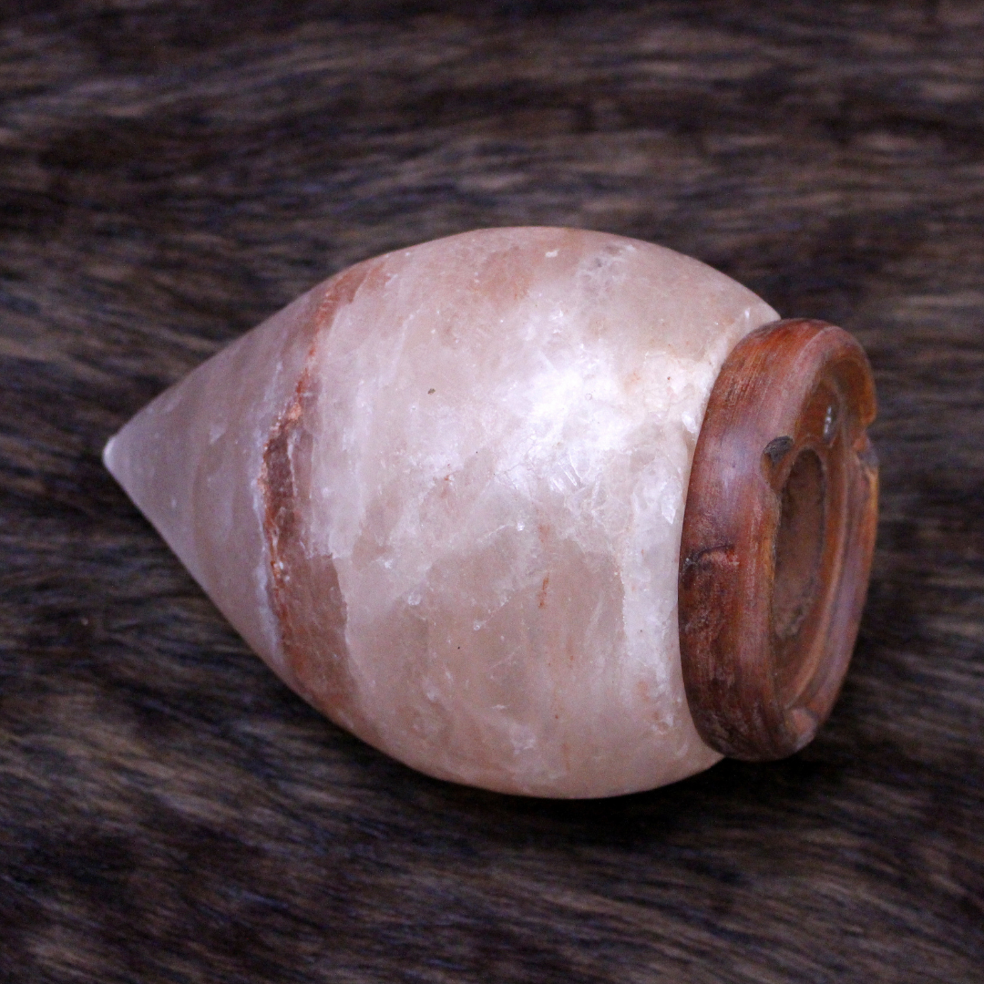 Himalayan Egg-Shaped Pink Salt Lamp