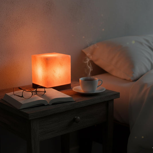 Cube Himalayan Salt Lamp