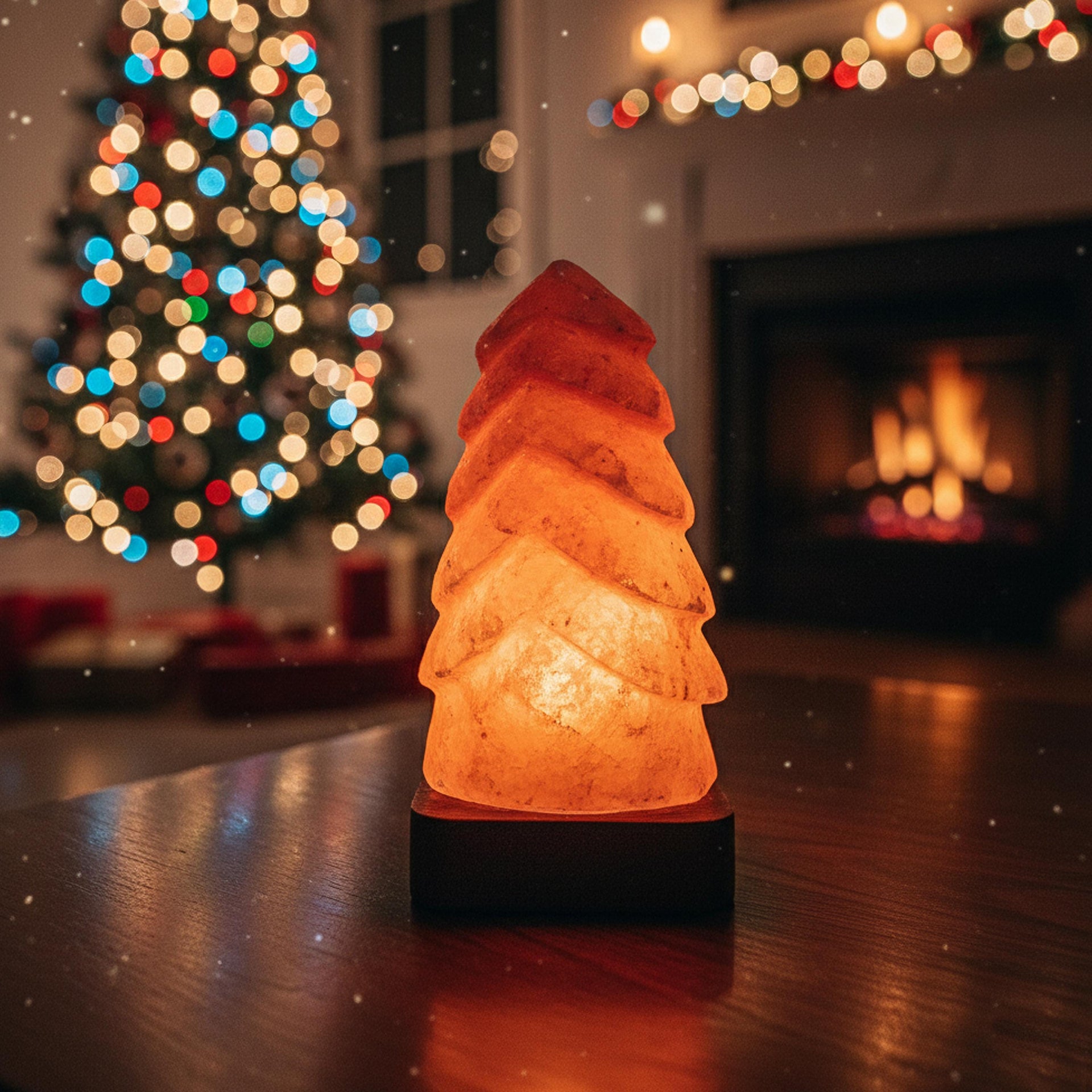 Christmas Tree Himalayan Salt Lamp