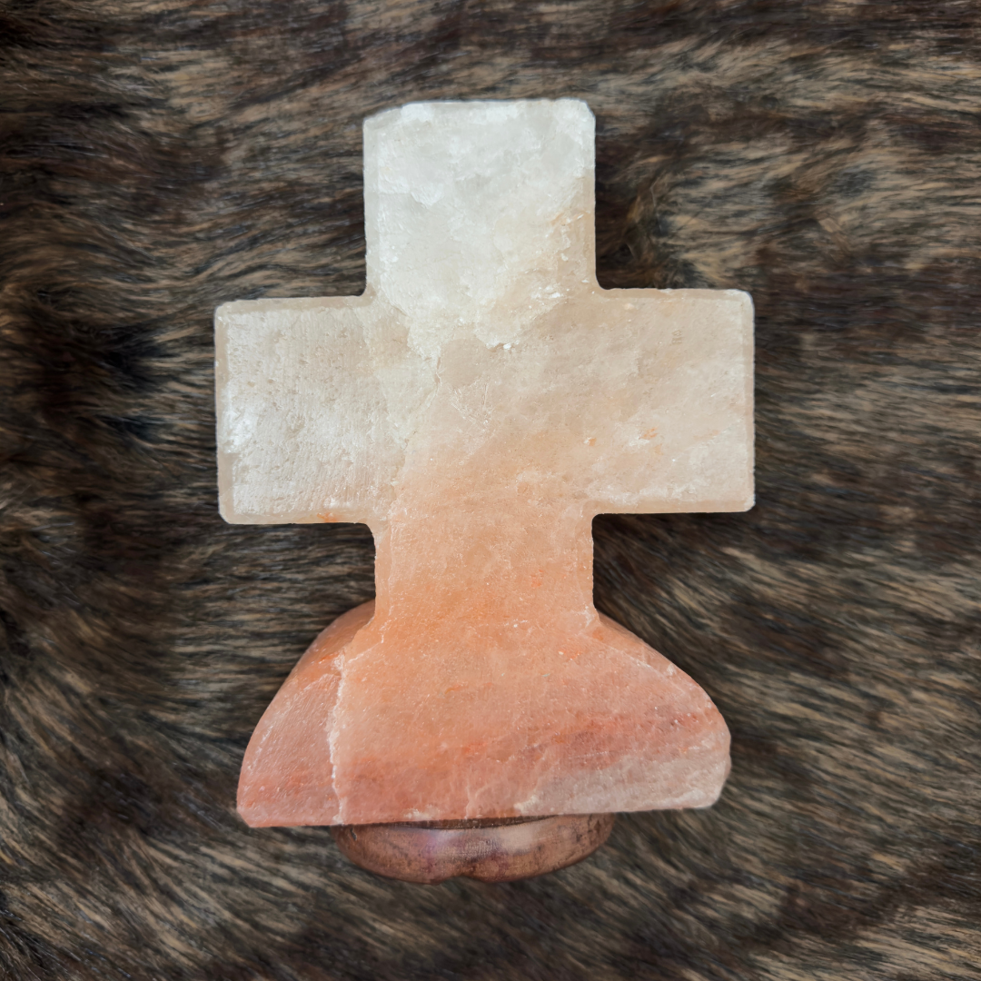 Himalayan Jesus Cross Shaped Lamp