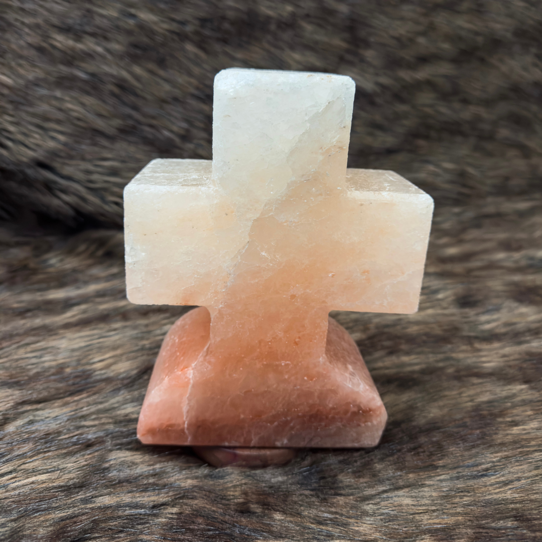 Himalayan Jesus Cross Shaped Lamp