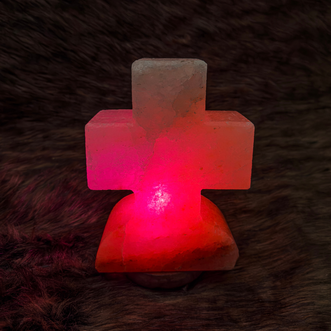 Himalayan Jesus Cross Shaped Lamp