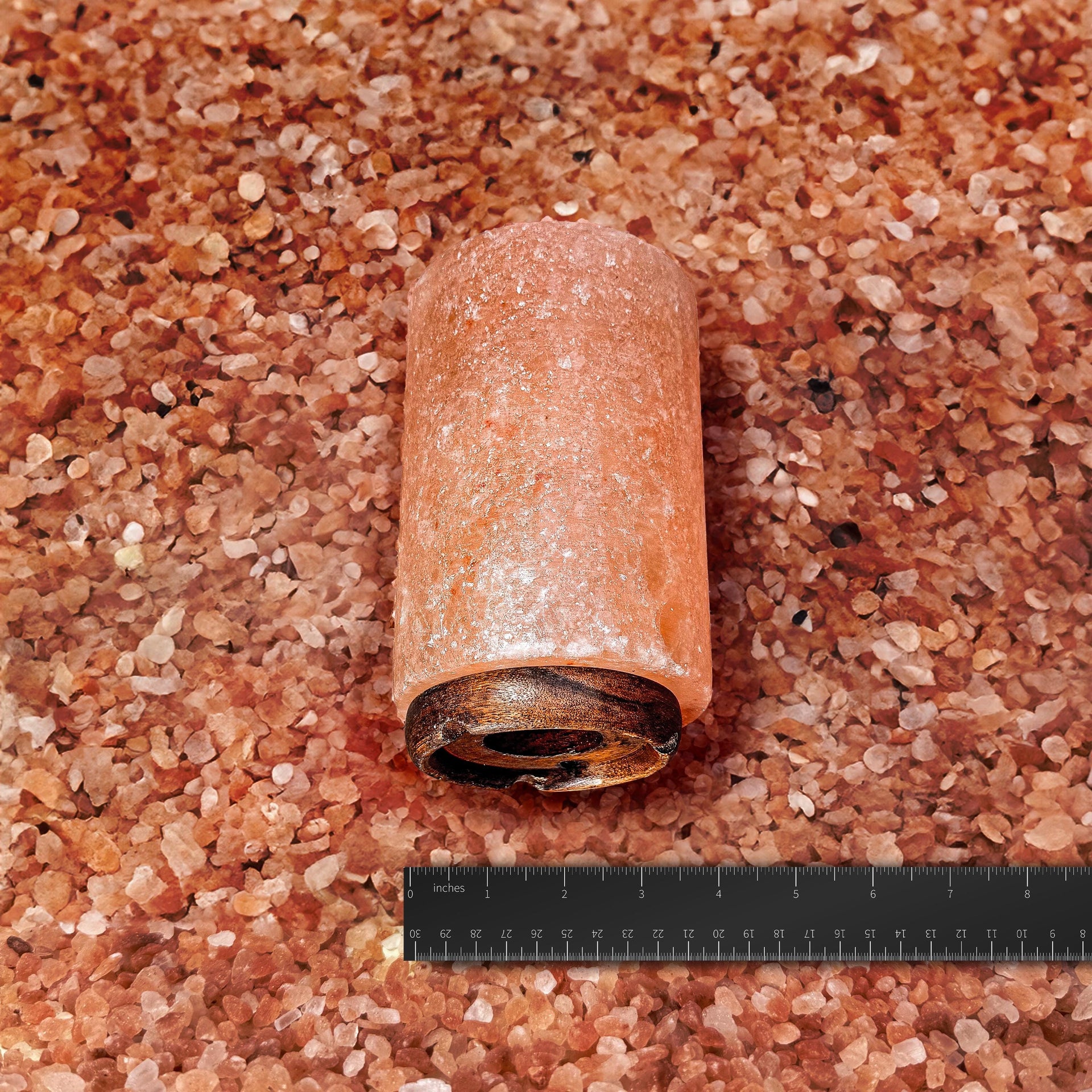 Cylinder Himalayan Salt Lamp: Handcrafted Pink Rock Salt Decor