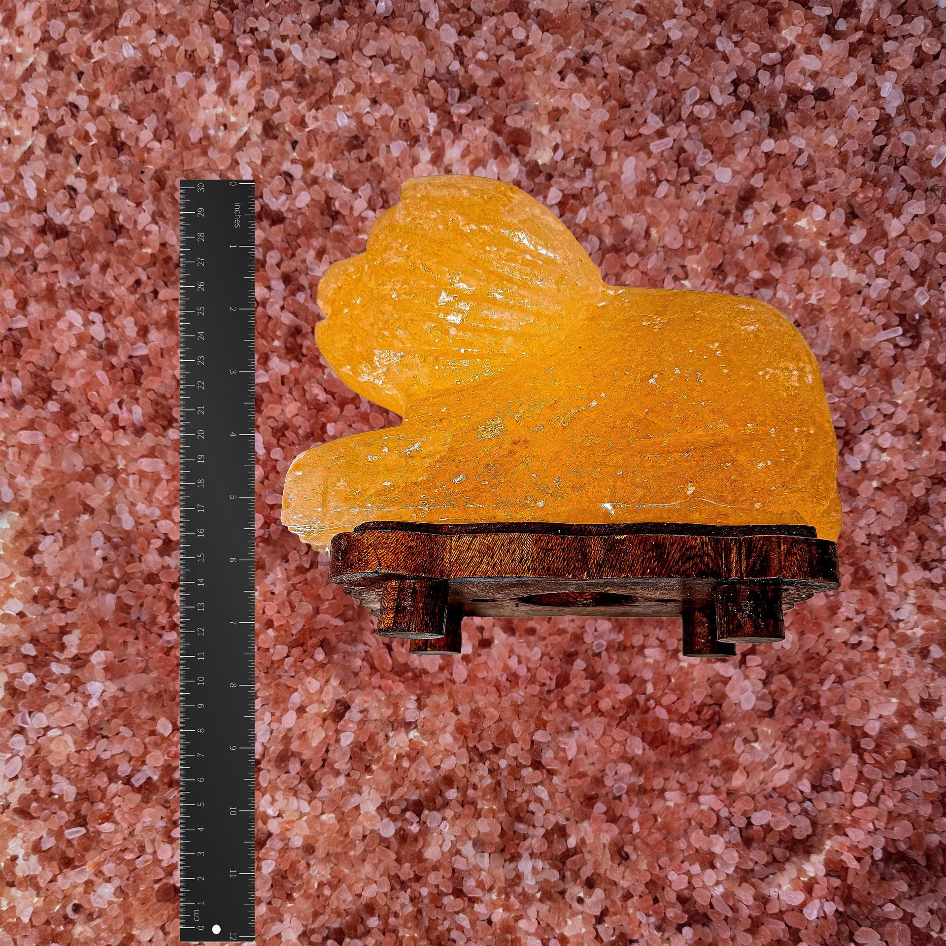 Lion Himalayan Pink Salt Lamp