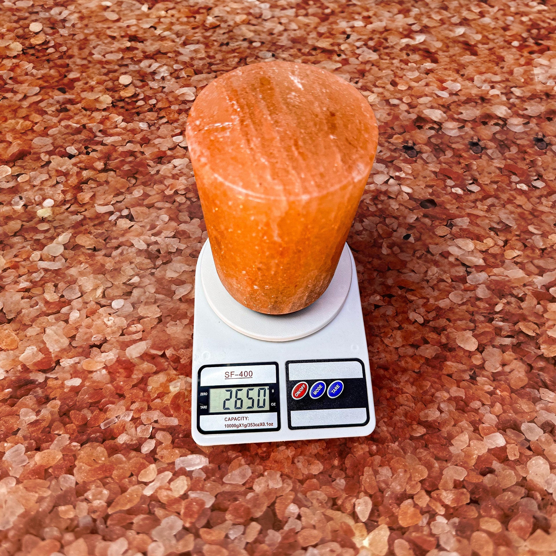 Cylinder Himalayan Salt Lamp: Handcrafted Pink Rock Salt Decor