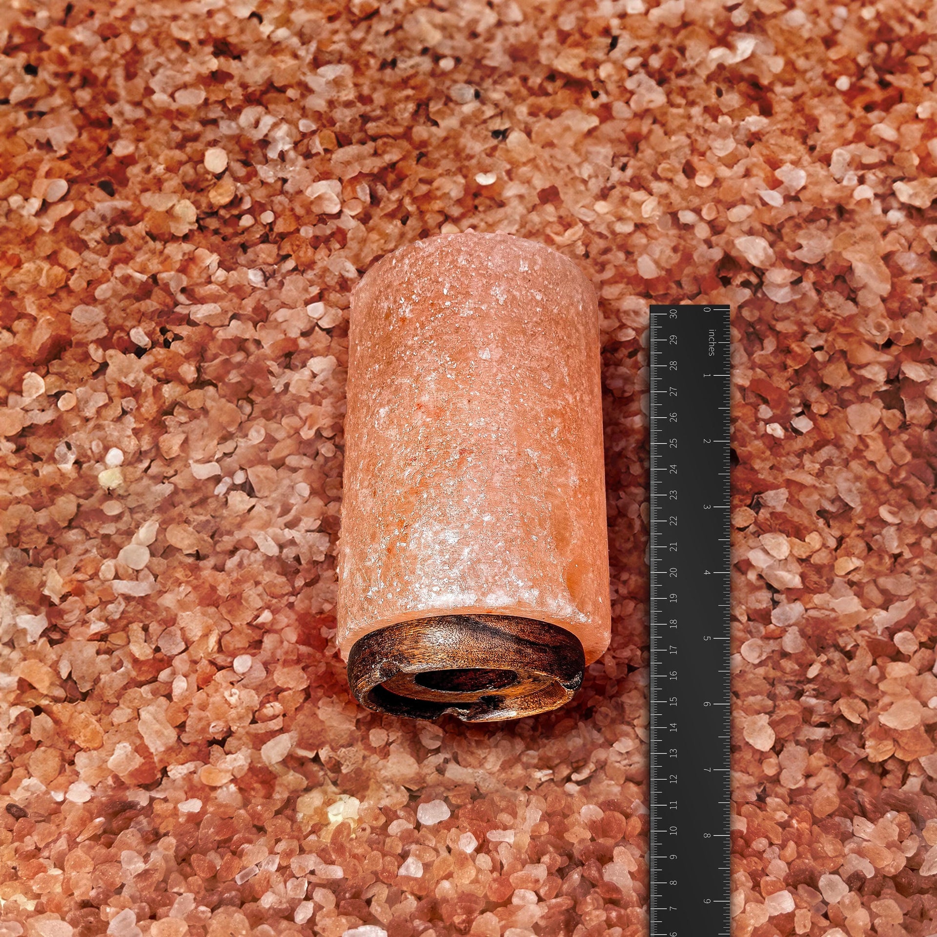 Cylinder Himalayan Salt Lamp: Handcrafted Pink Rock Salt Decor