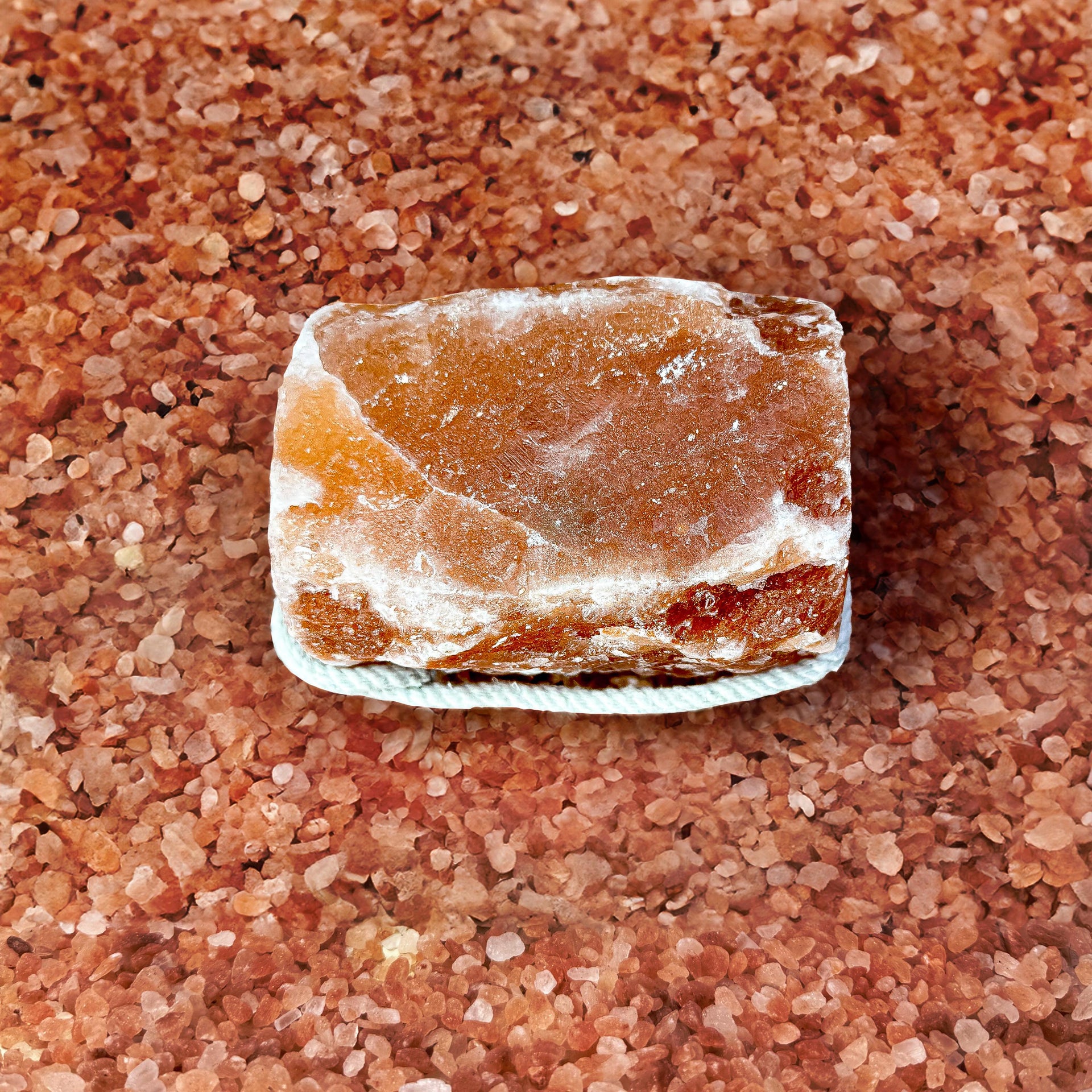 Himalayan Pink Salt Licking Block with Rope