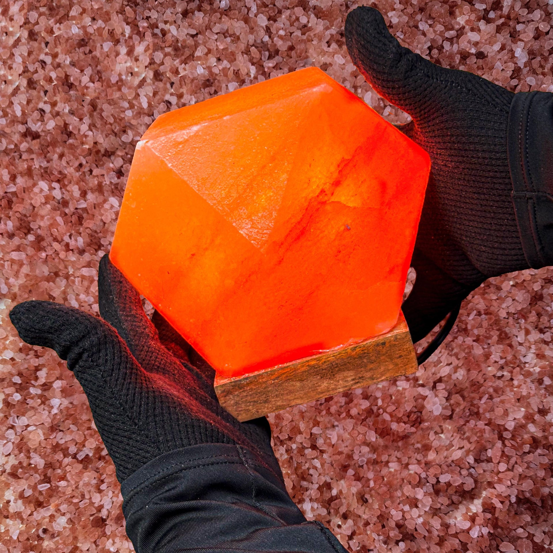 Hexagon Himalayan Pink Salt Lamp