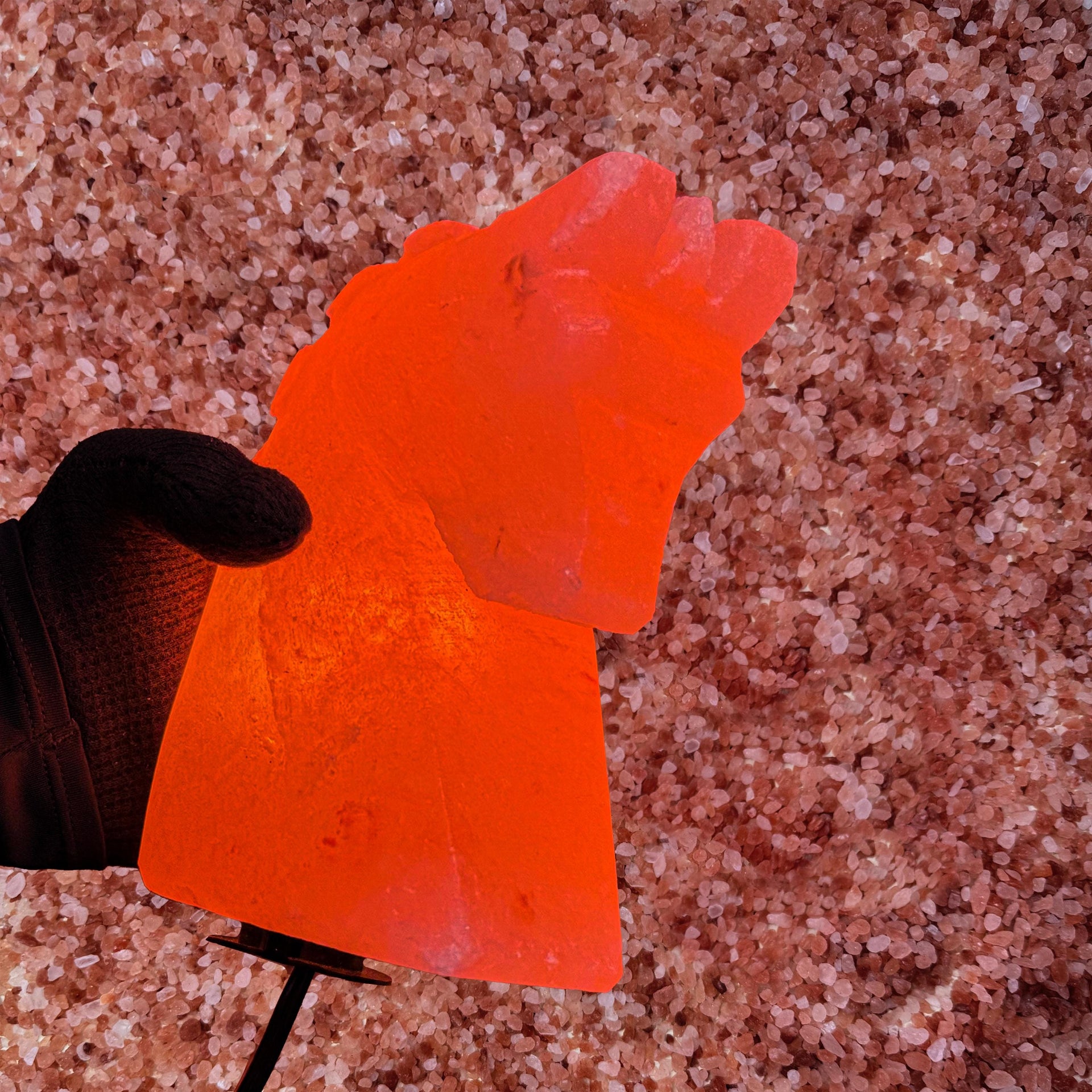 Horse Himalayan Salt Lamp: Handcrafted Pink Rock Salt Decor