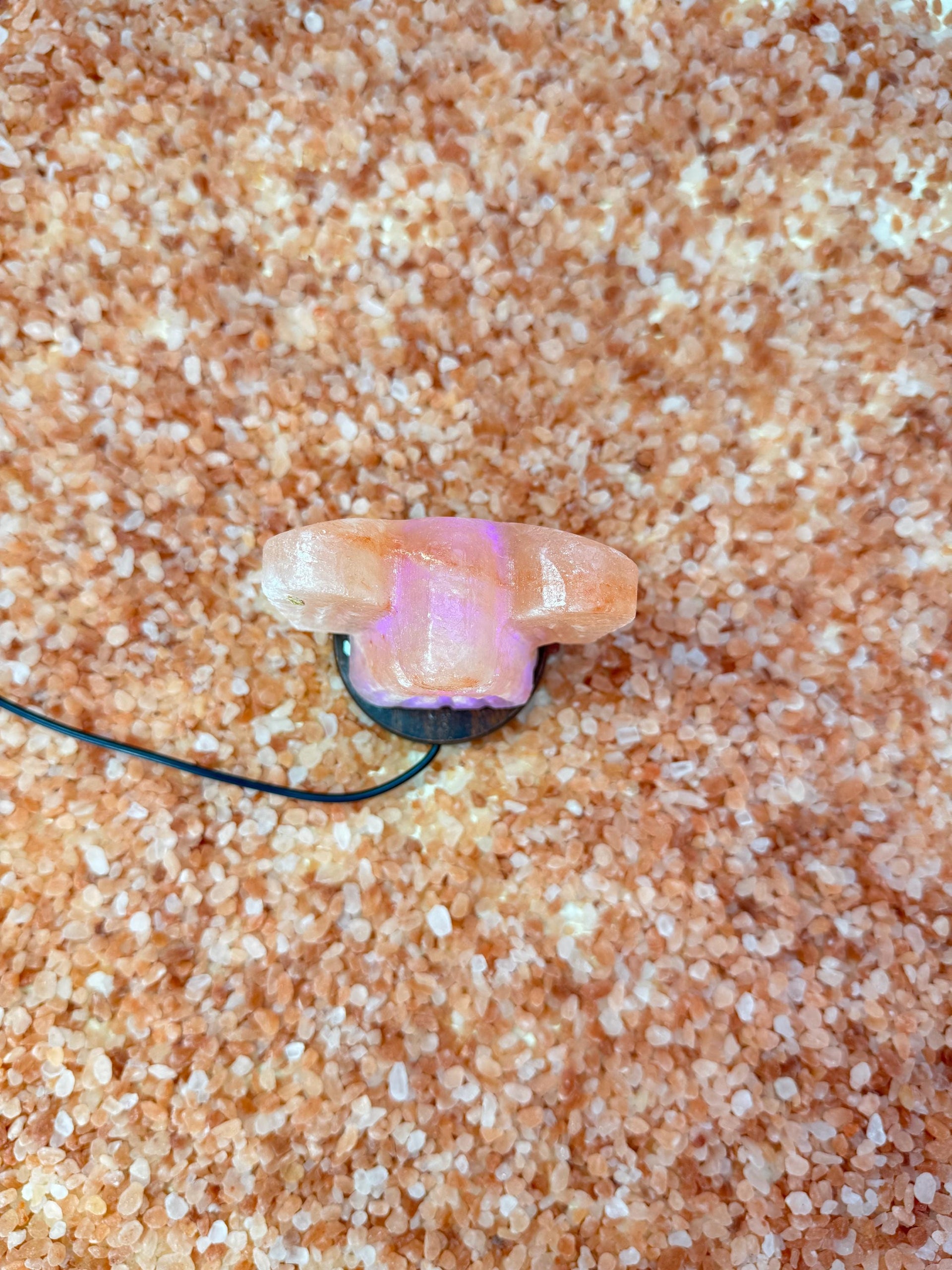 Mini Angel Himalayan Salt Lamp, USB, Natural Rock Salt