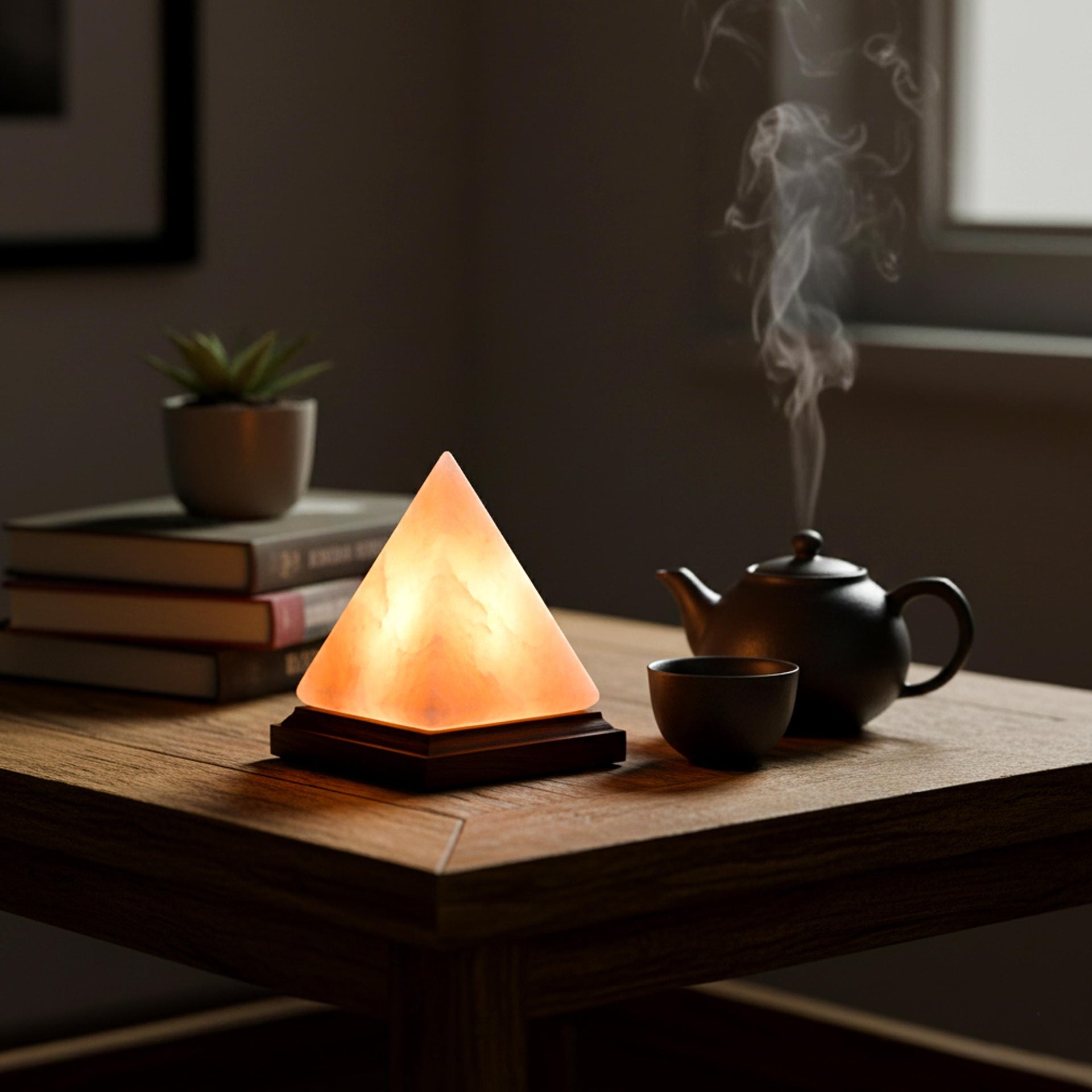 Pyramid Himalayan Salt Lamp