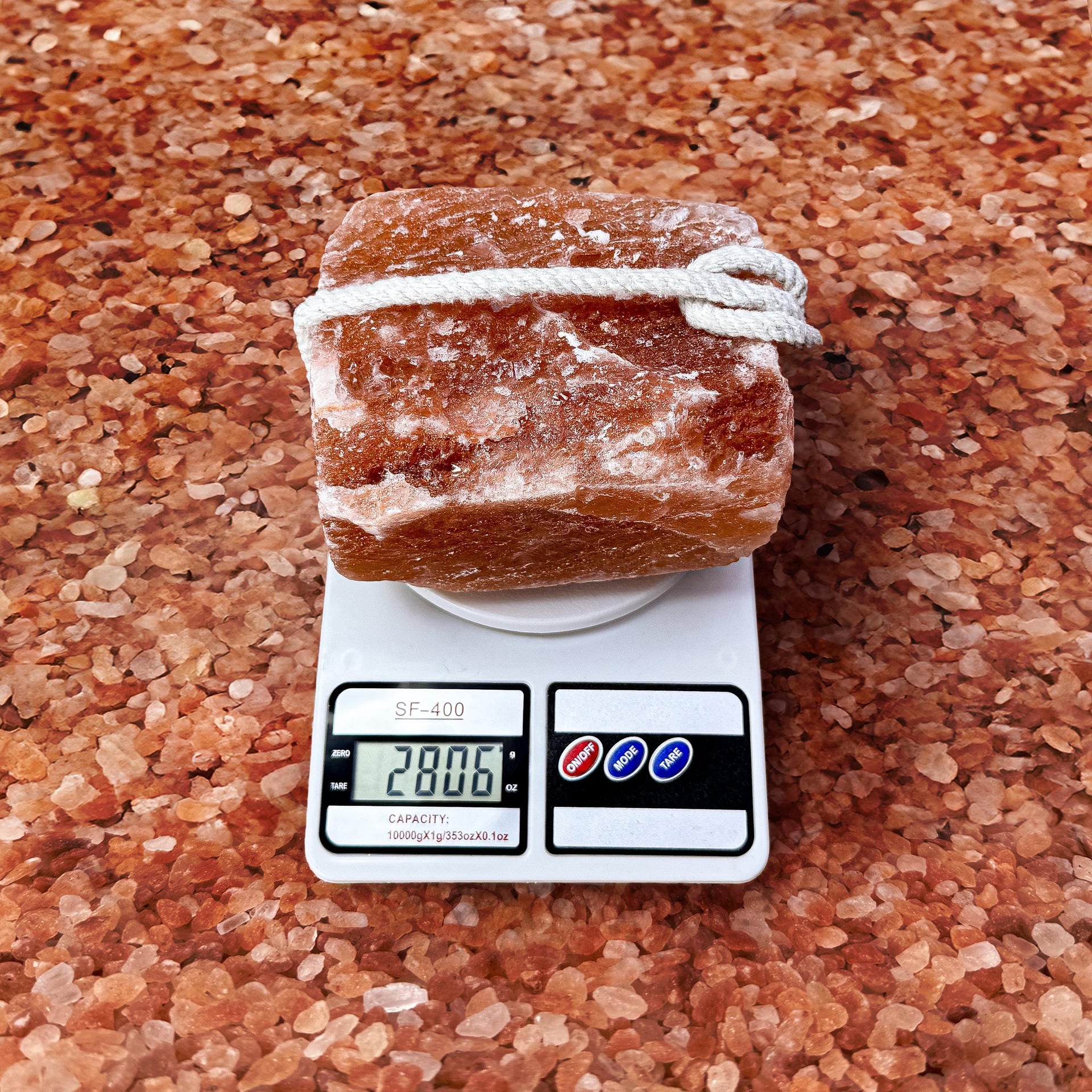 Himalayan Pink Salt Licking Block with Rope