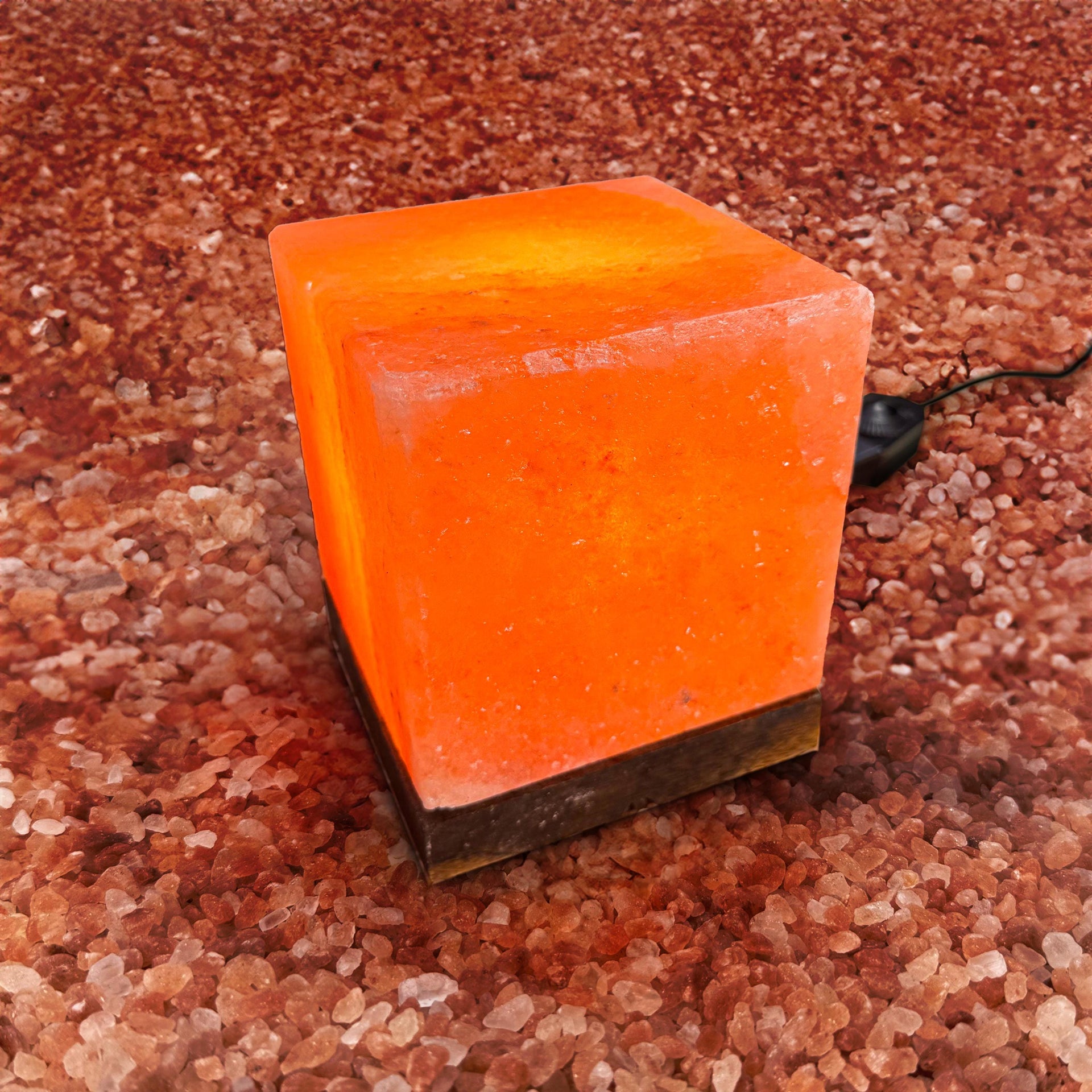 Cube Himalayan Salt Lamp