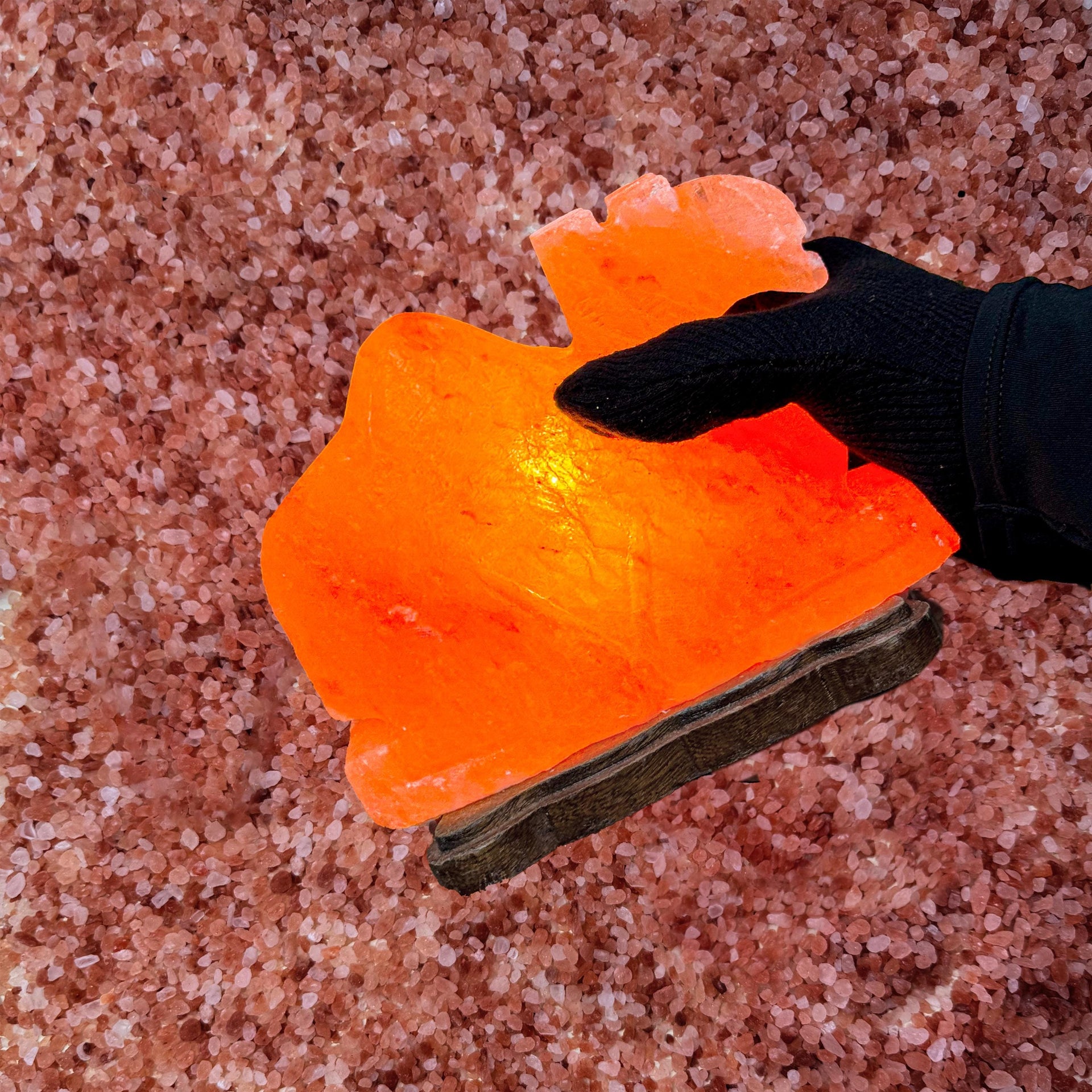 Camel Himalayan Salt Lamp: Handcrafted Pink Rock Salt Decor