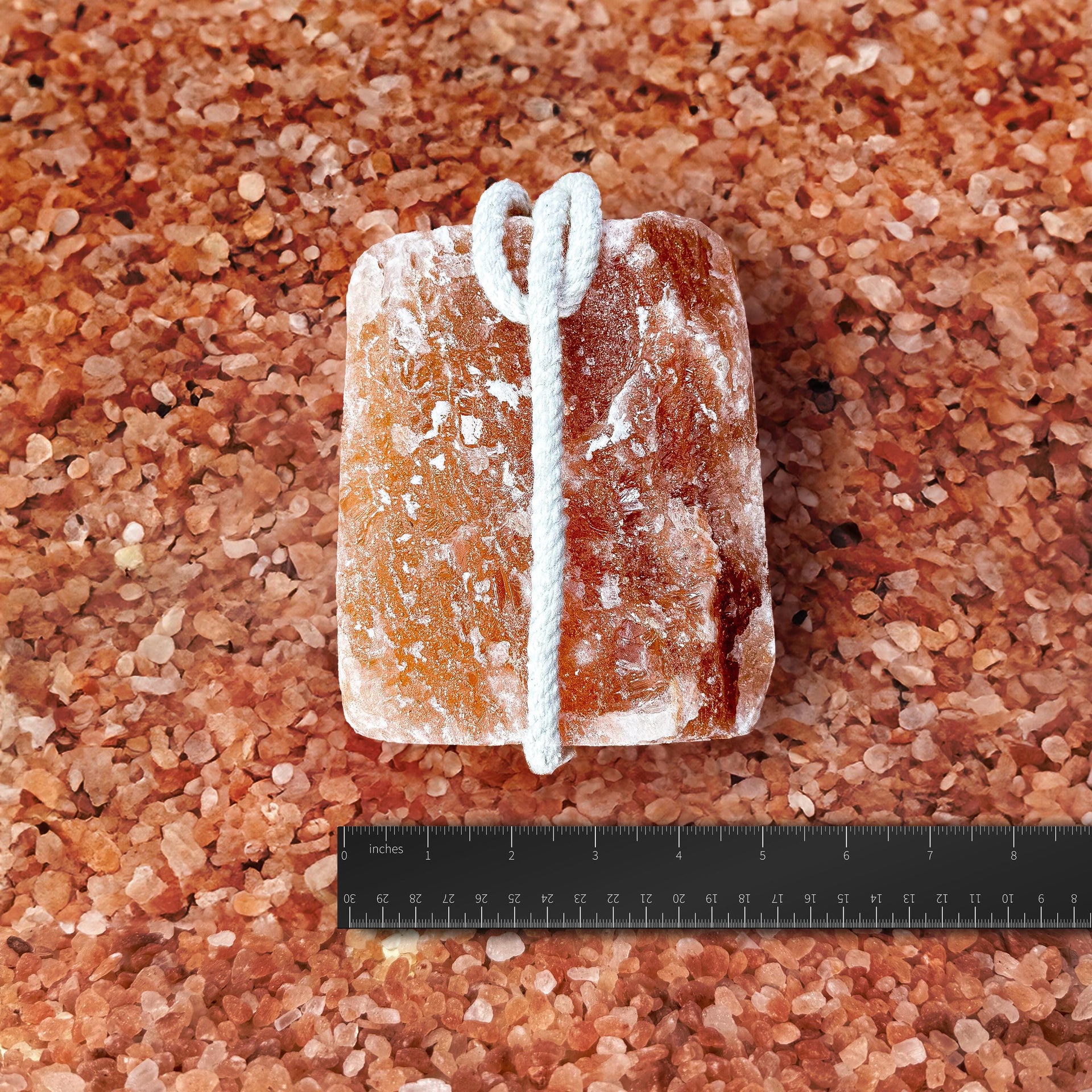 Himalayan Pink Salt Licking Block with Rope