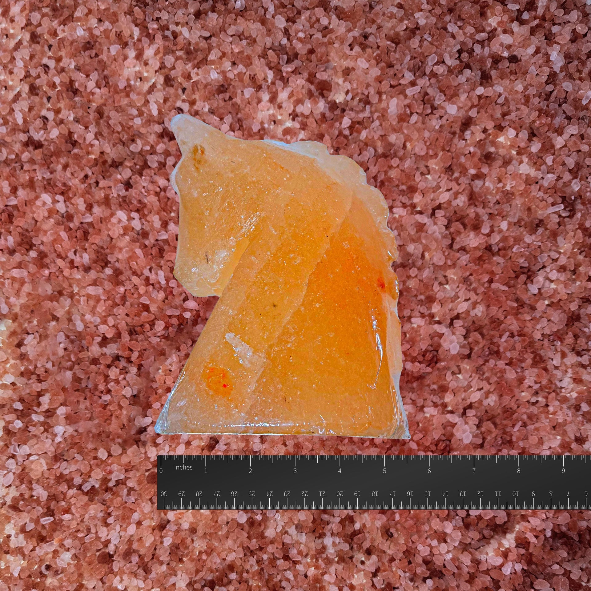 Horse Himalayan Salt Lamp: Handcrafted Pink Rock Salt Decor