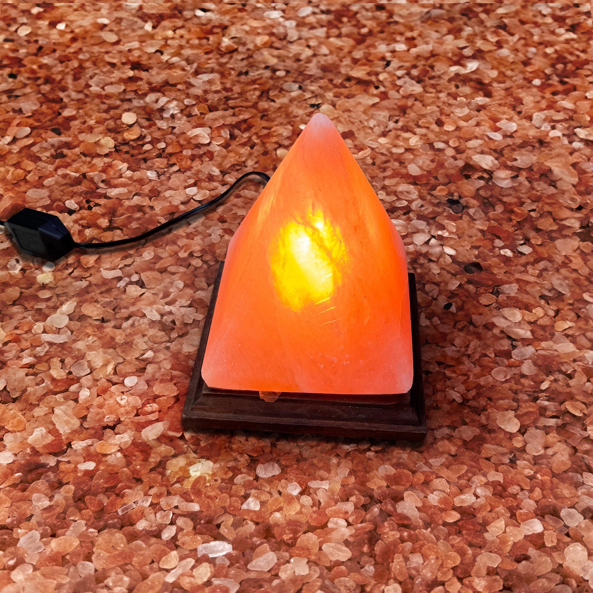 Pyramid Himalayan Salt Lamp