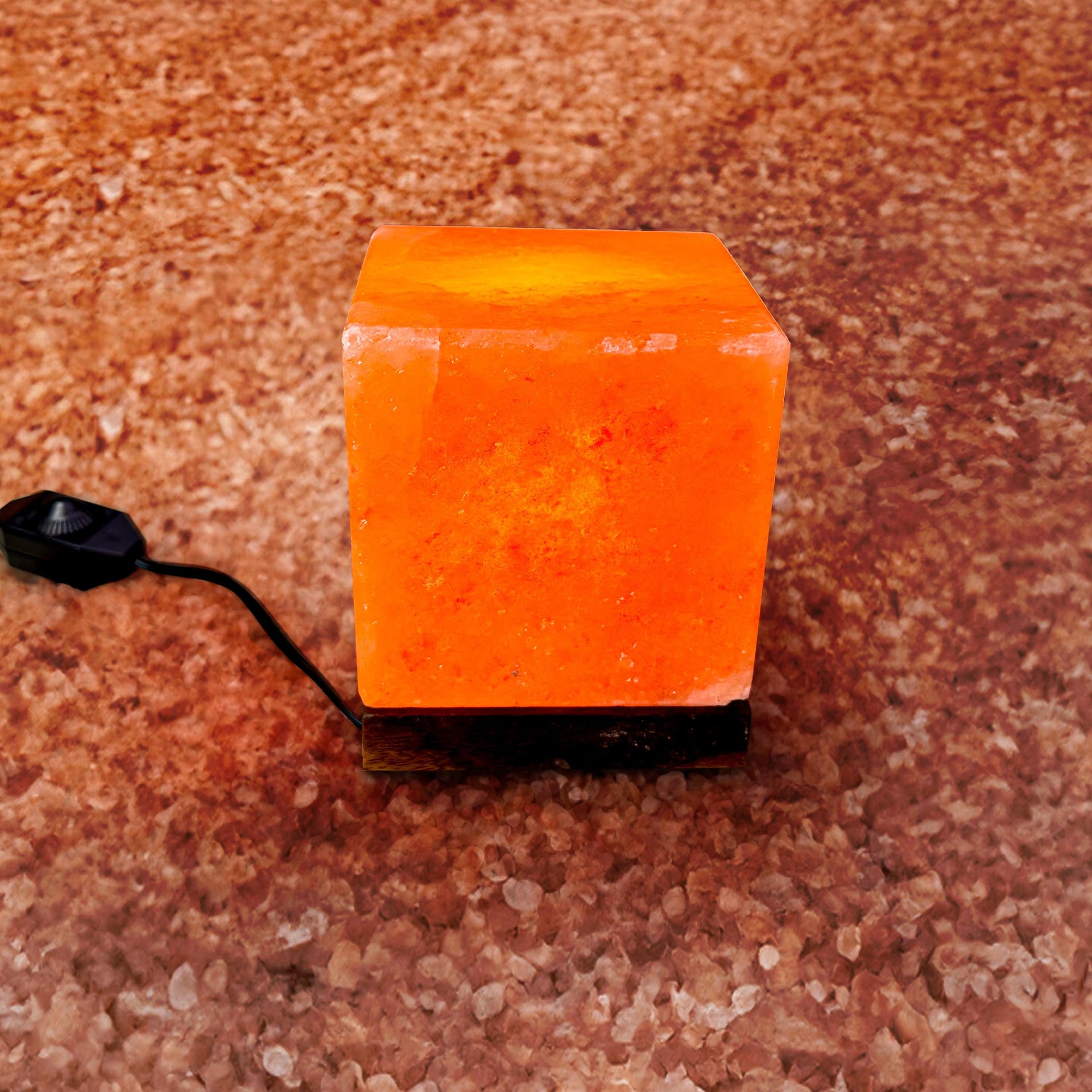 Cube Himalayan Salt Lamp