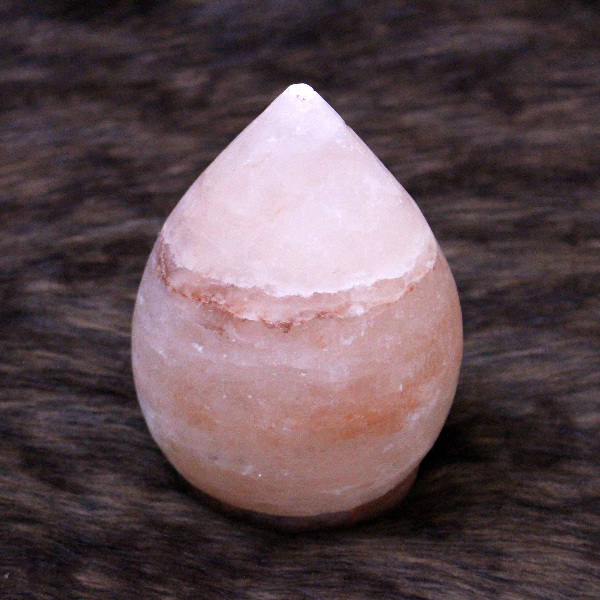 Himalayan Egg-Shaped Pink Salt Lamp
