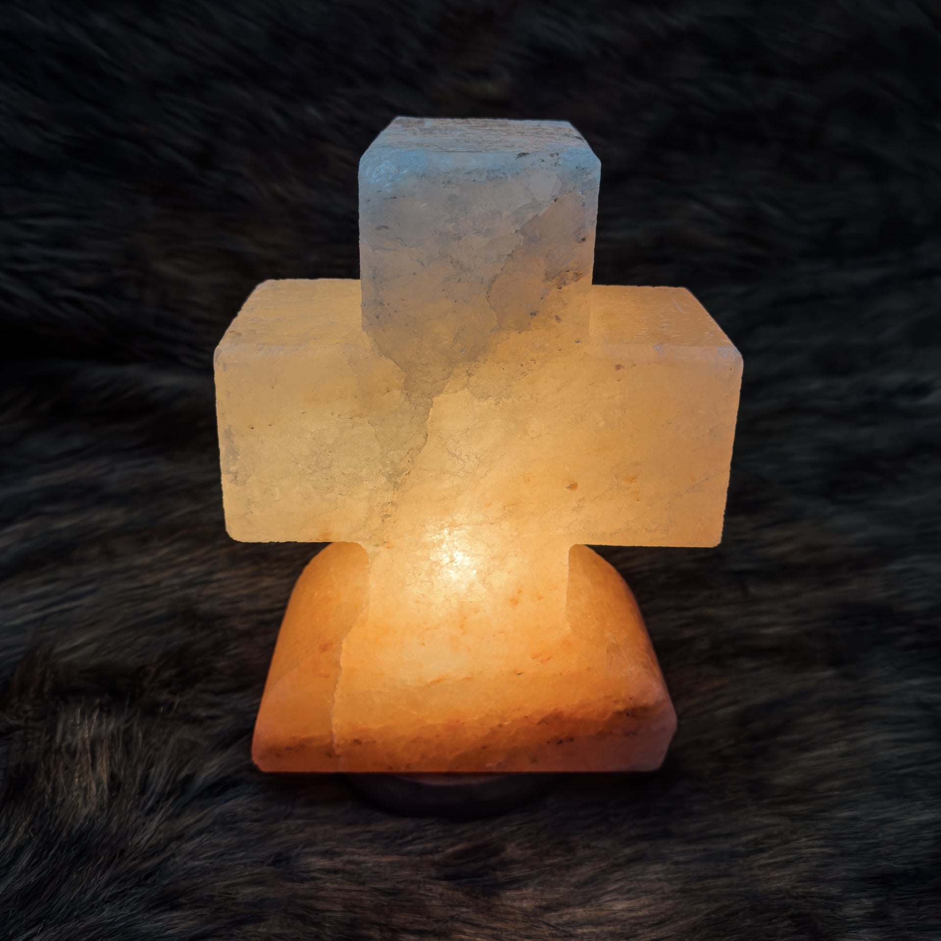 Himalayan Jesus Cross Shaped Lamp