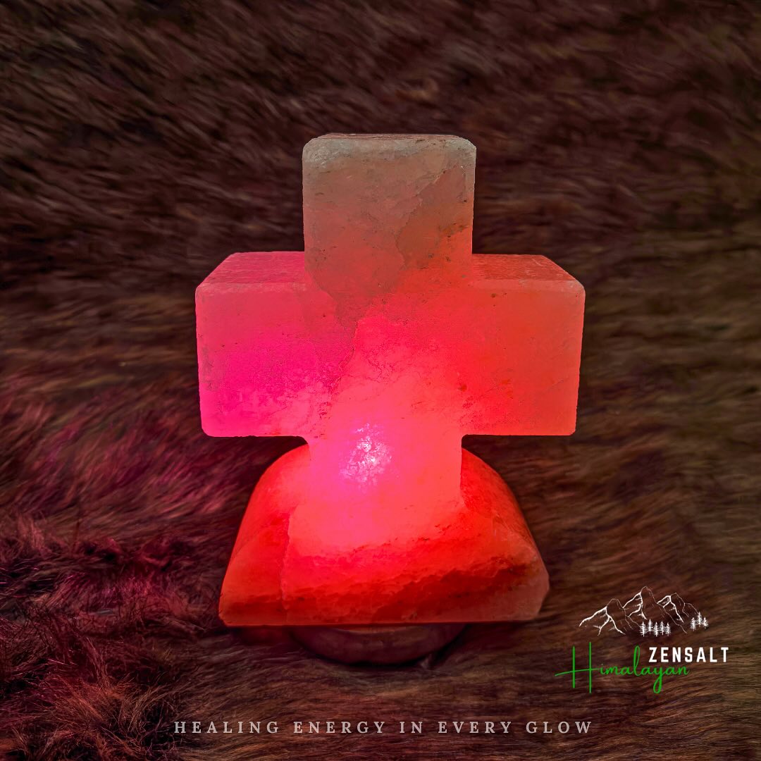 Himalayan Jesus Cross Shaped Lamp
