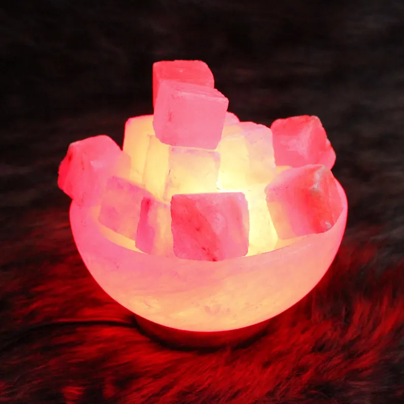 Natural Bowl Himalayan Salt Lamp