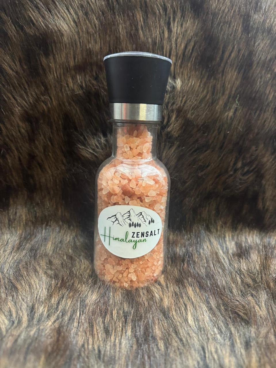 Glass Bottle with Crystal Grinder