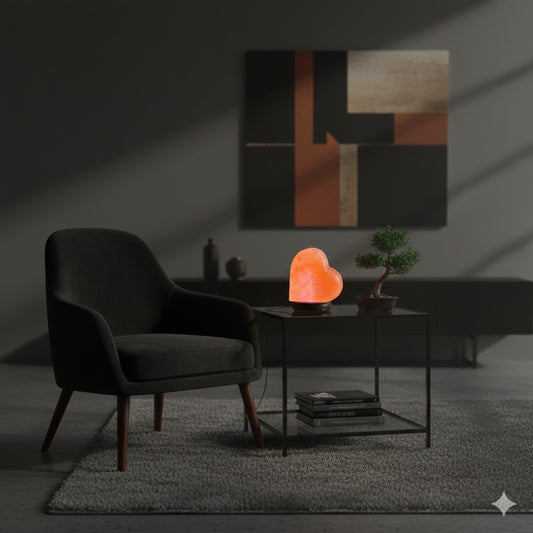 Mini Heart Himalayan USB Salt Lamp