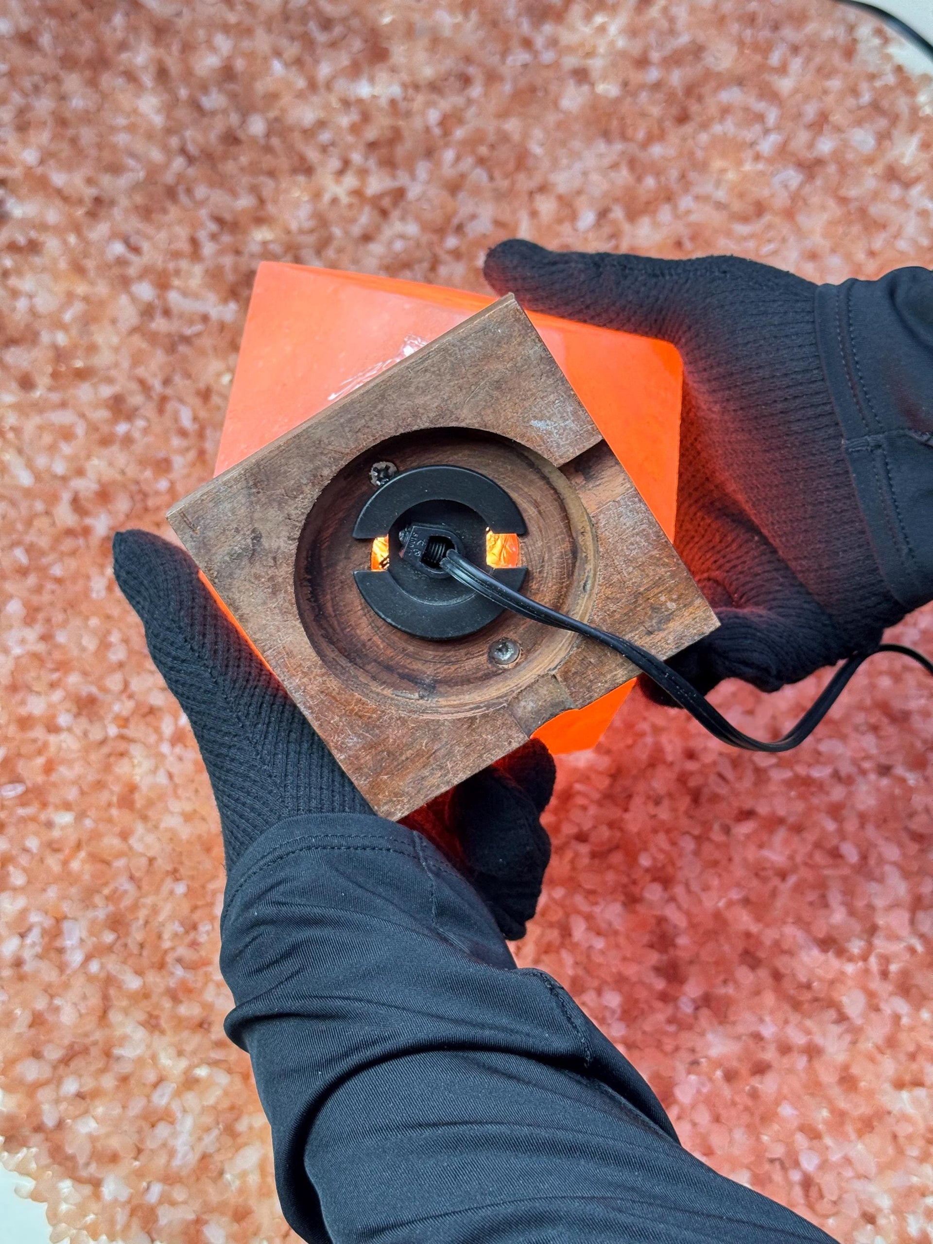 Hexagon Himalayan Pink Salt Lamp
