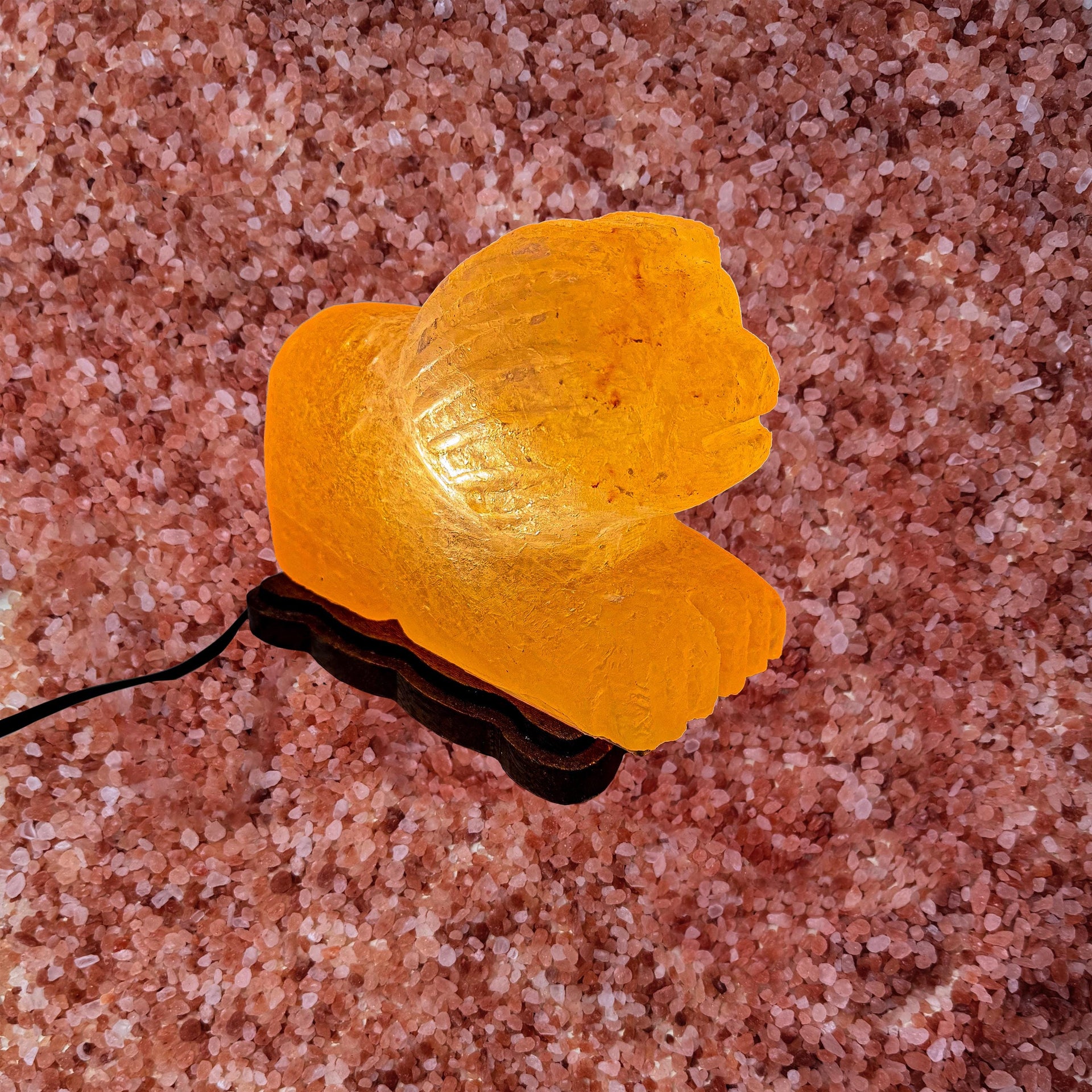 Lion Himalayan Pink Salt Lamp