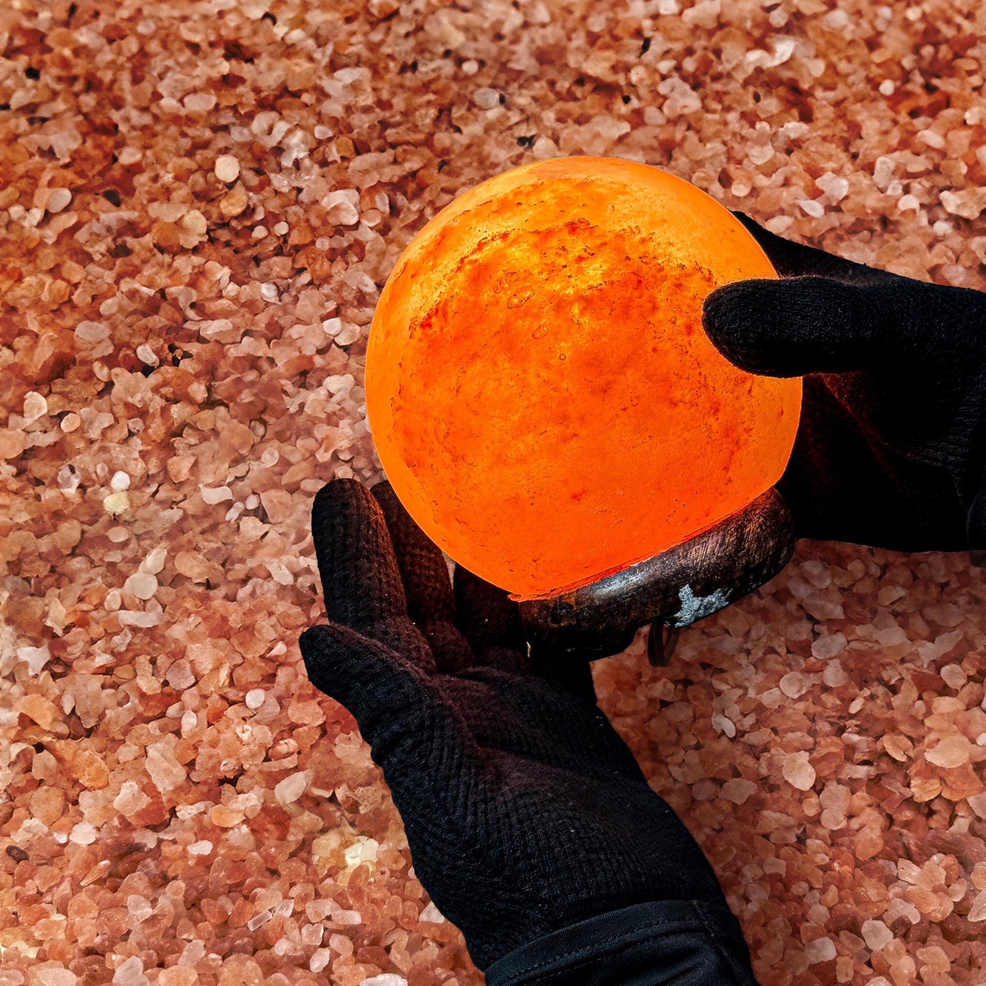 Globe Himalayan Salt Lamp