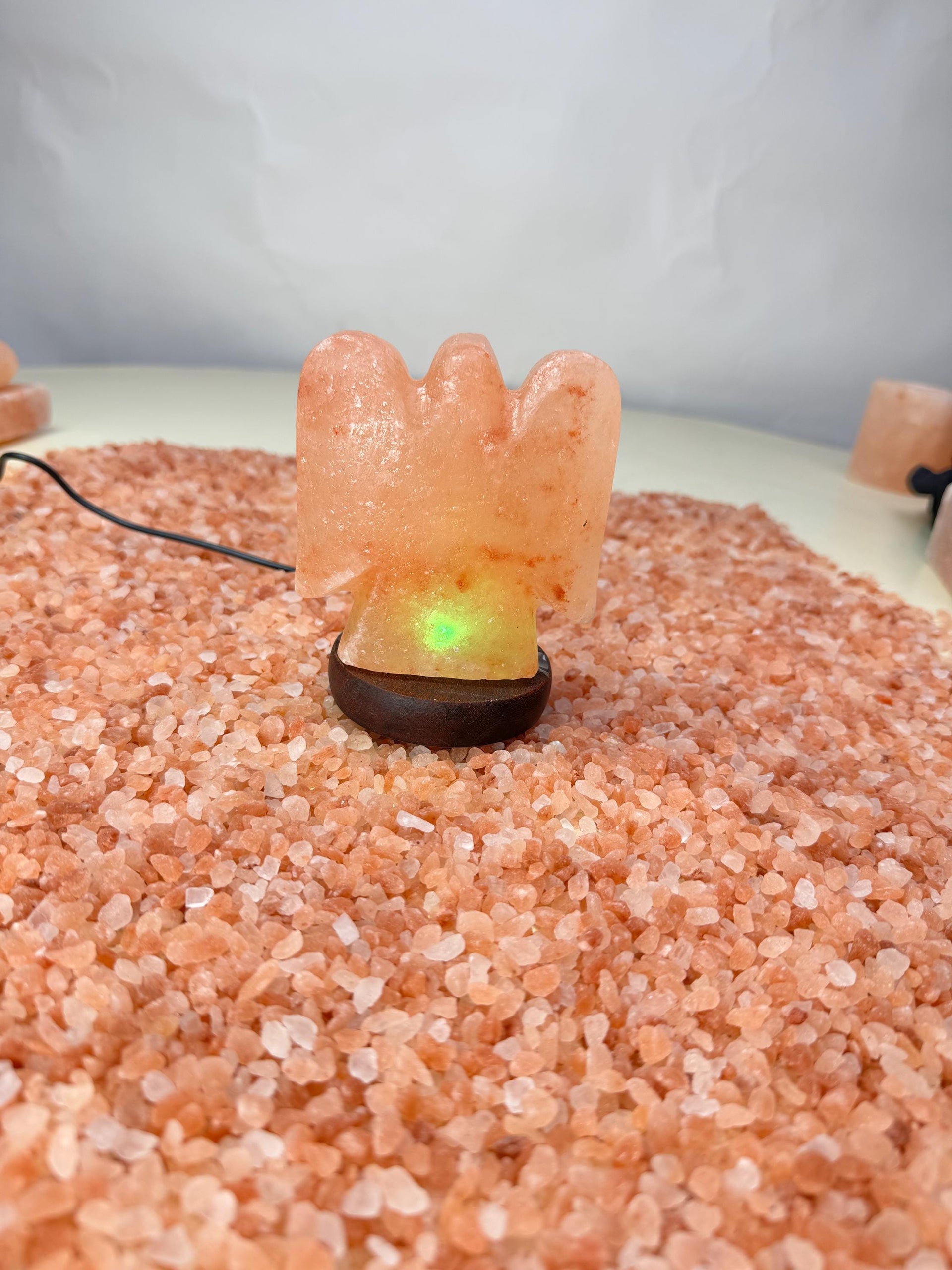 Mini Angel Himalayan Salt Lamp, USB, Natural Rock Salt