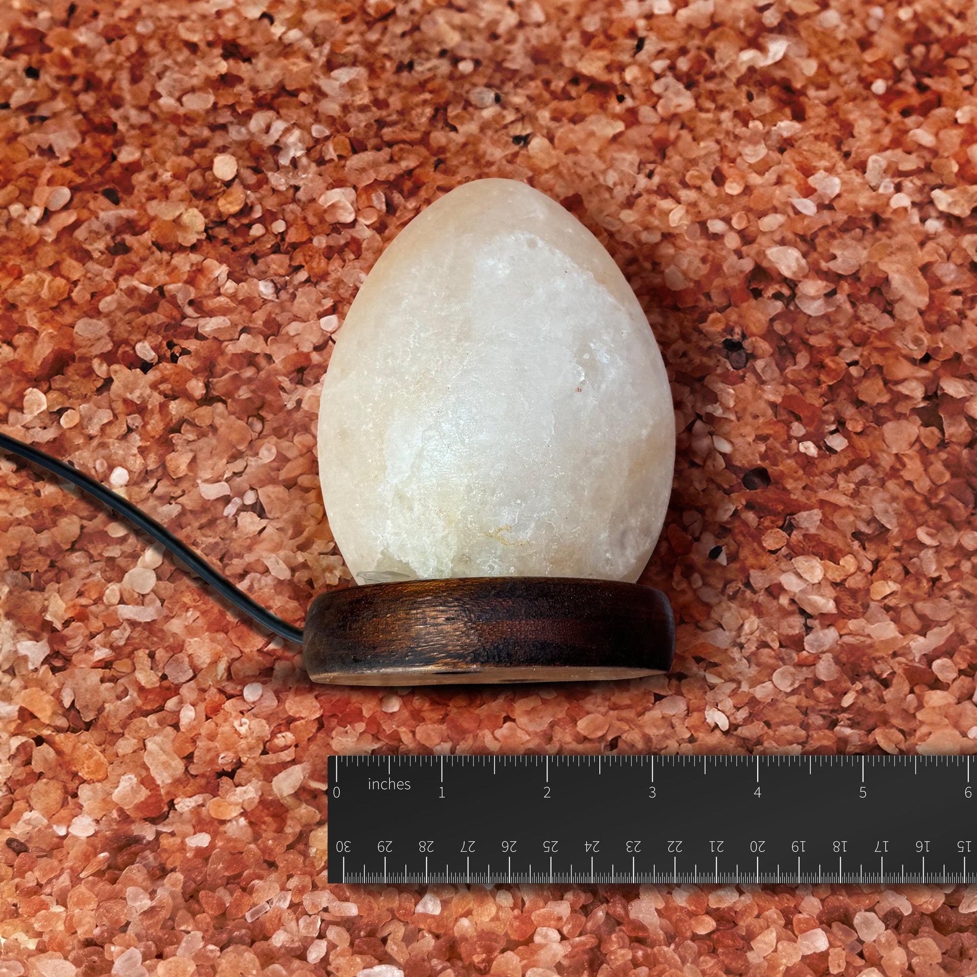 Mini Egg Himalayan USB Salt Lamp: Handcrafted Pink Rock Salt Decor