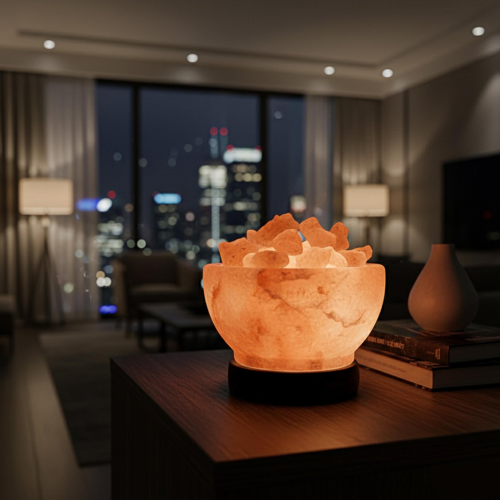Bowl with Chunks Himalayan Salt Lamp