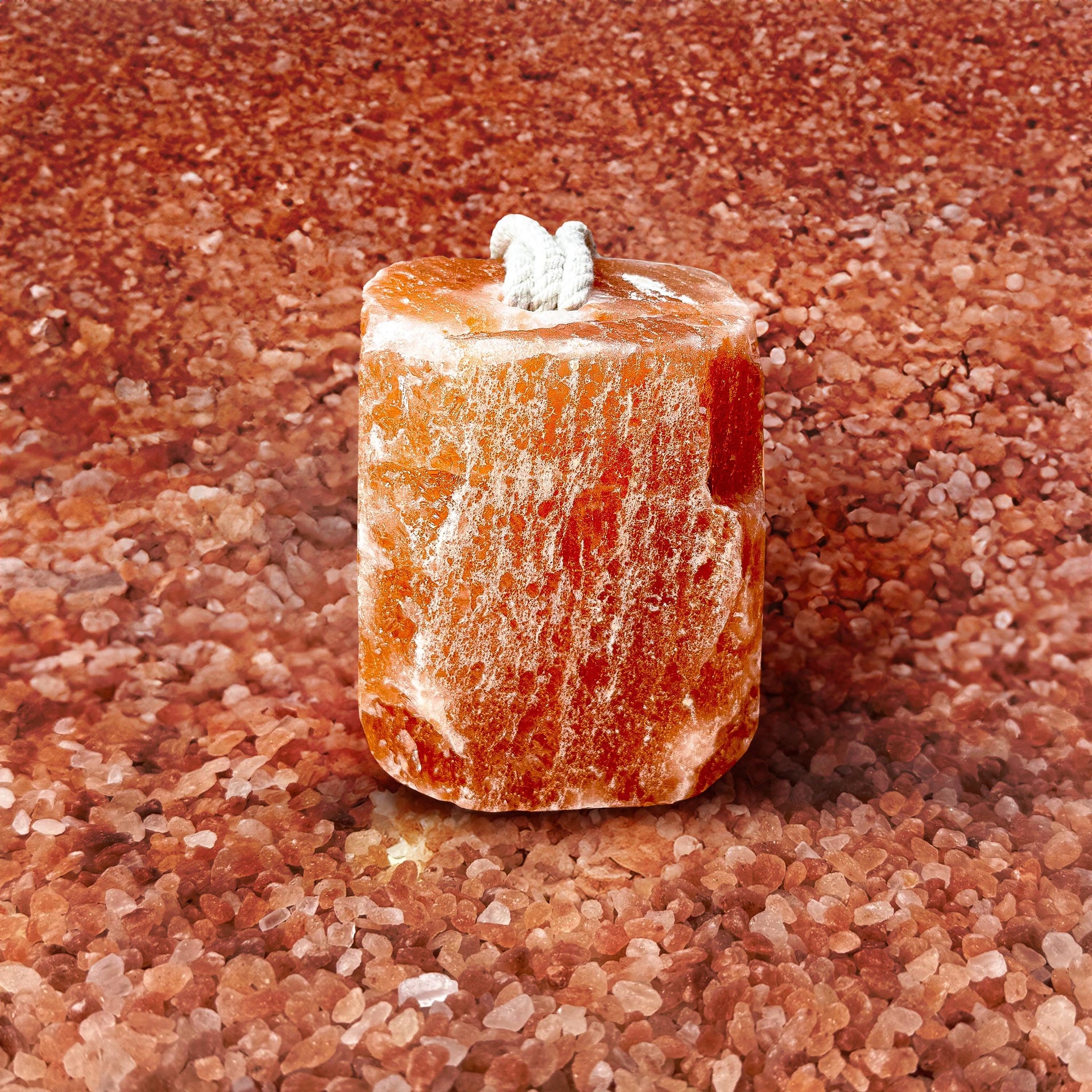 Himalayan Pink Salt Licking Block with Rope
