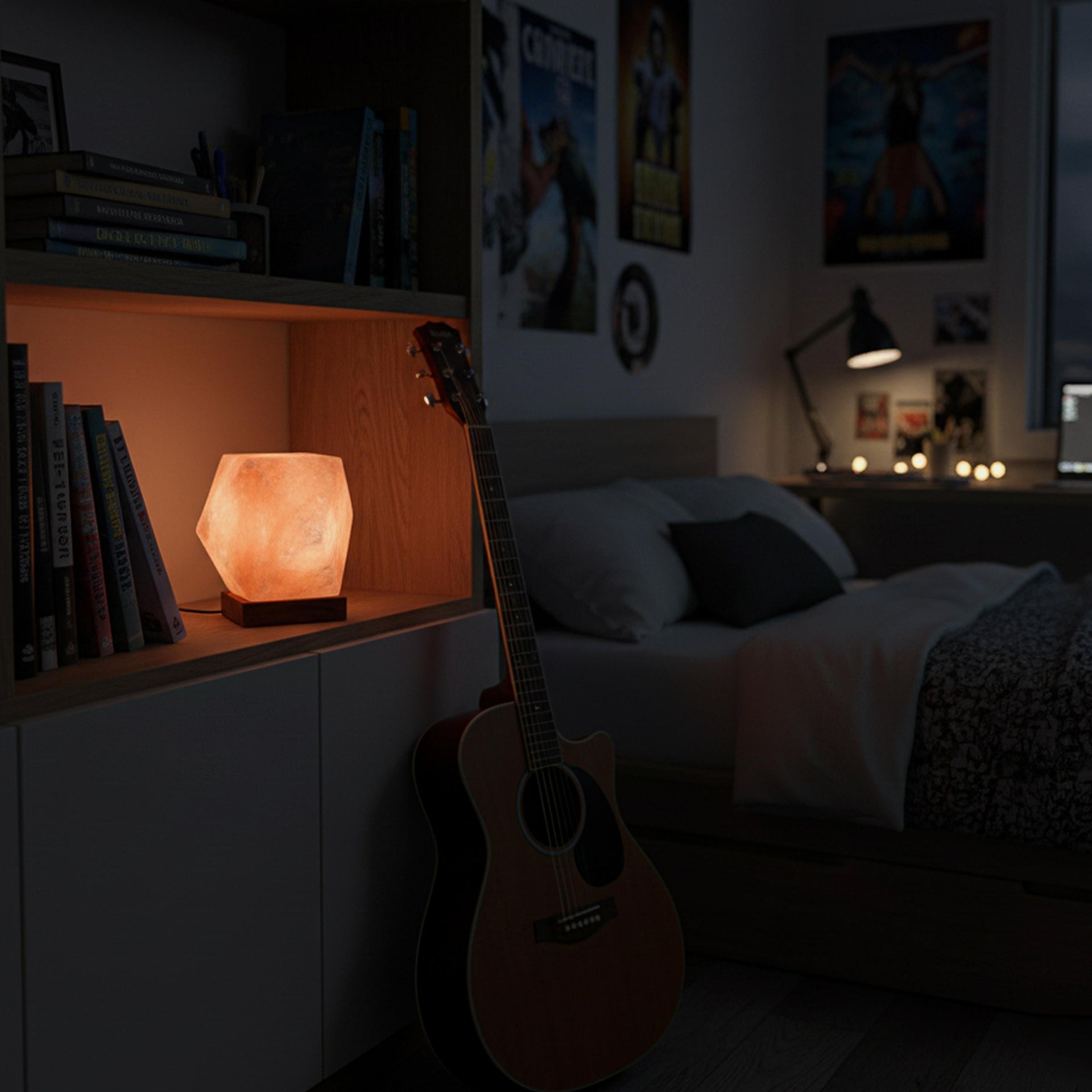 Hexagon Himalayan Pink Salt Lamp