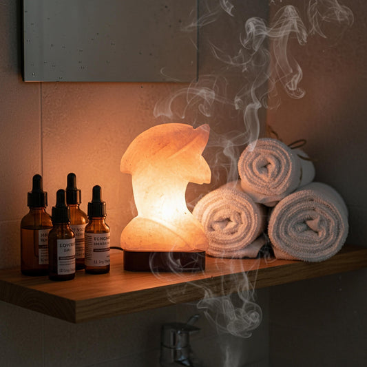 Dolphin Himalayan Salt Lamp