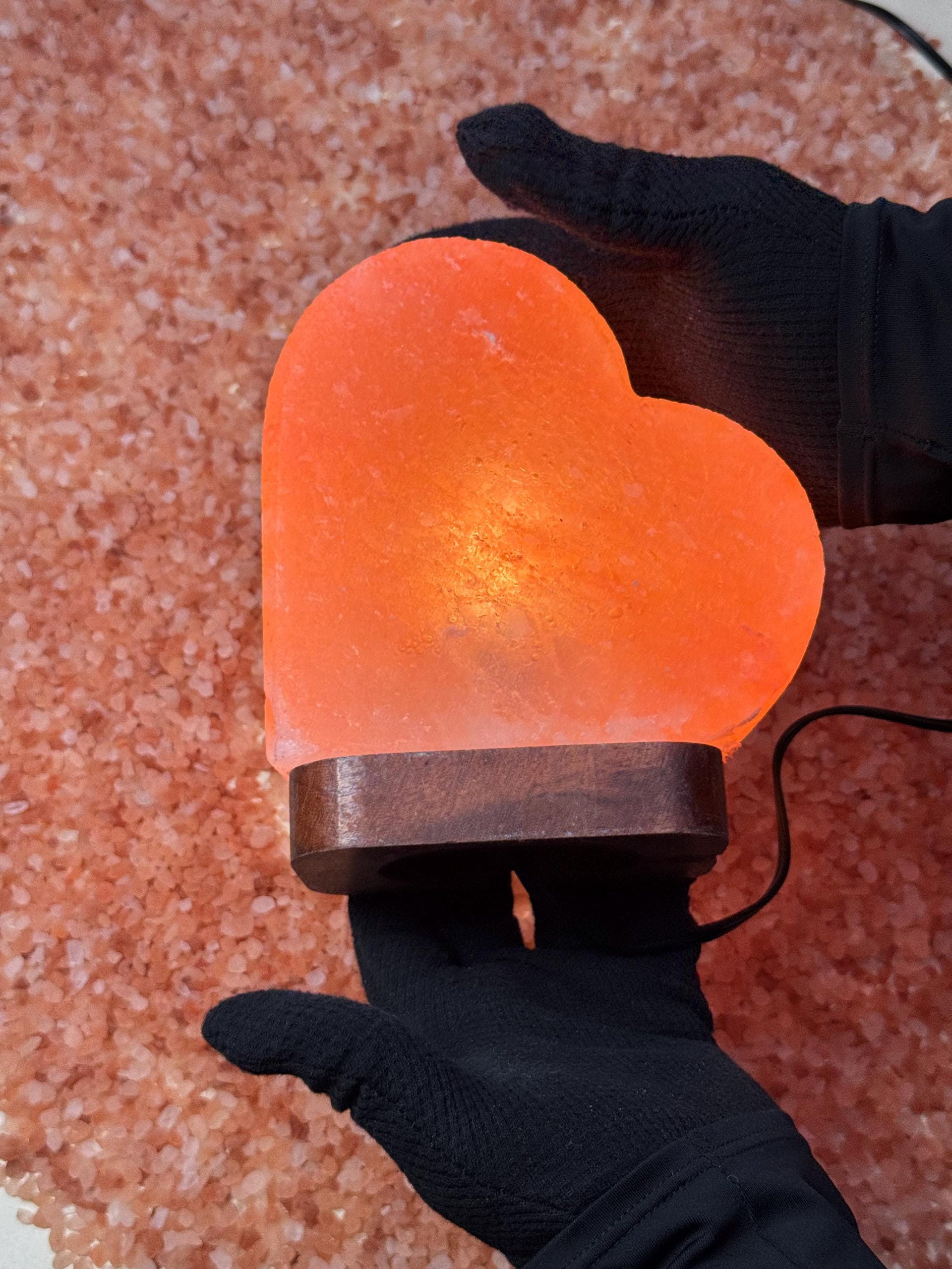 Heart Himalayan Pink Salt Lamp