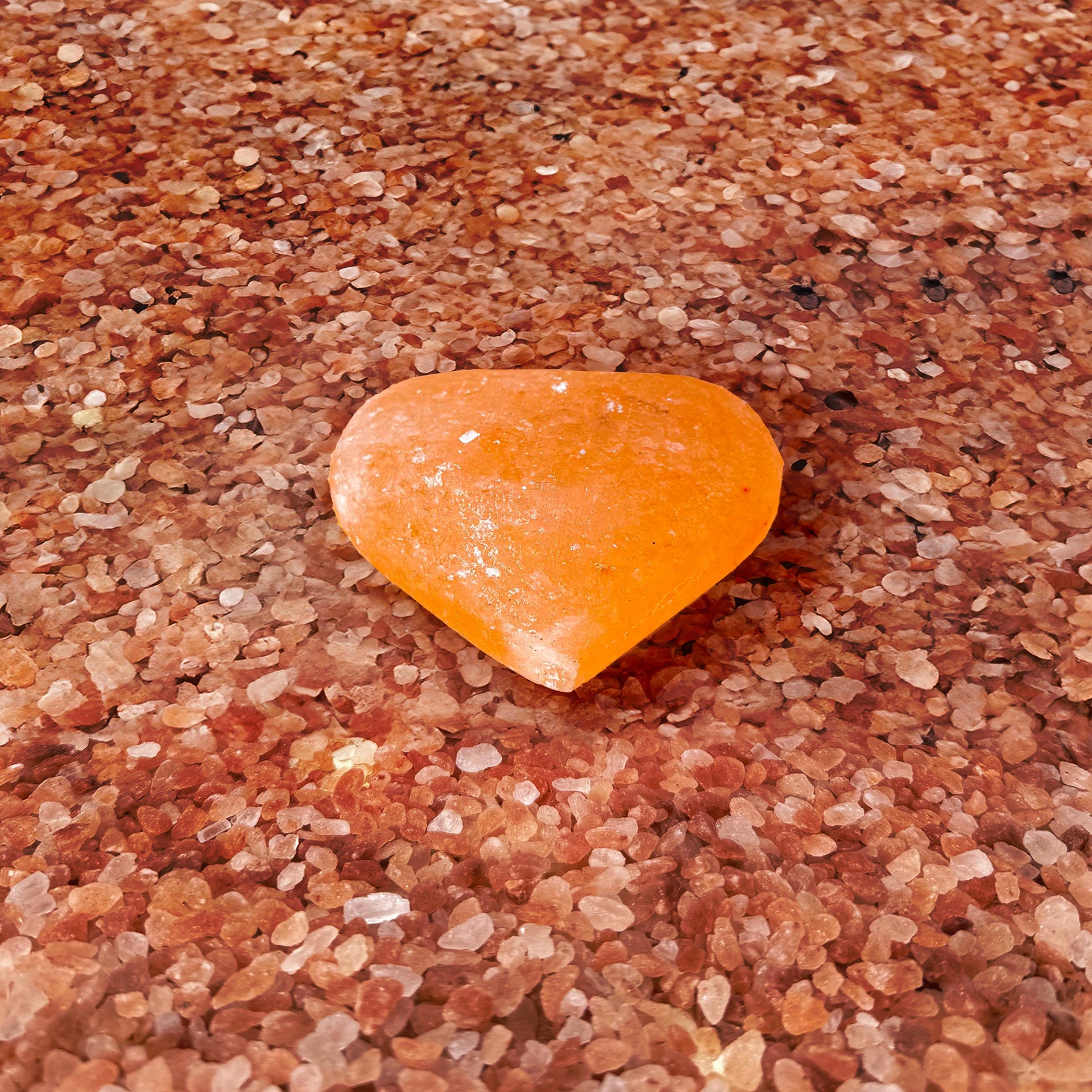 Himalayan Pink Salt Heart Massage Stone
