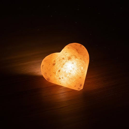 Himalayan Pink Salt Heart Massage Stone
