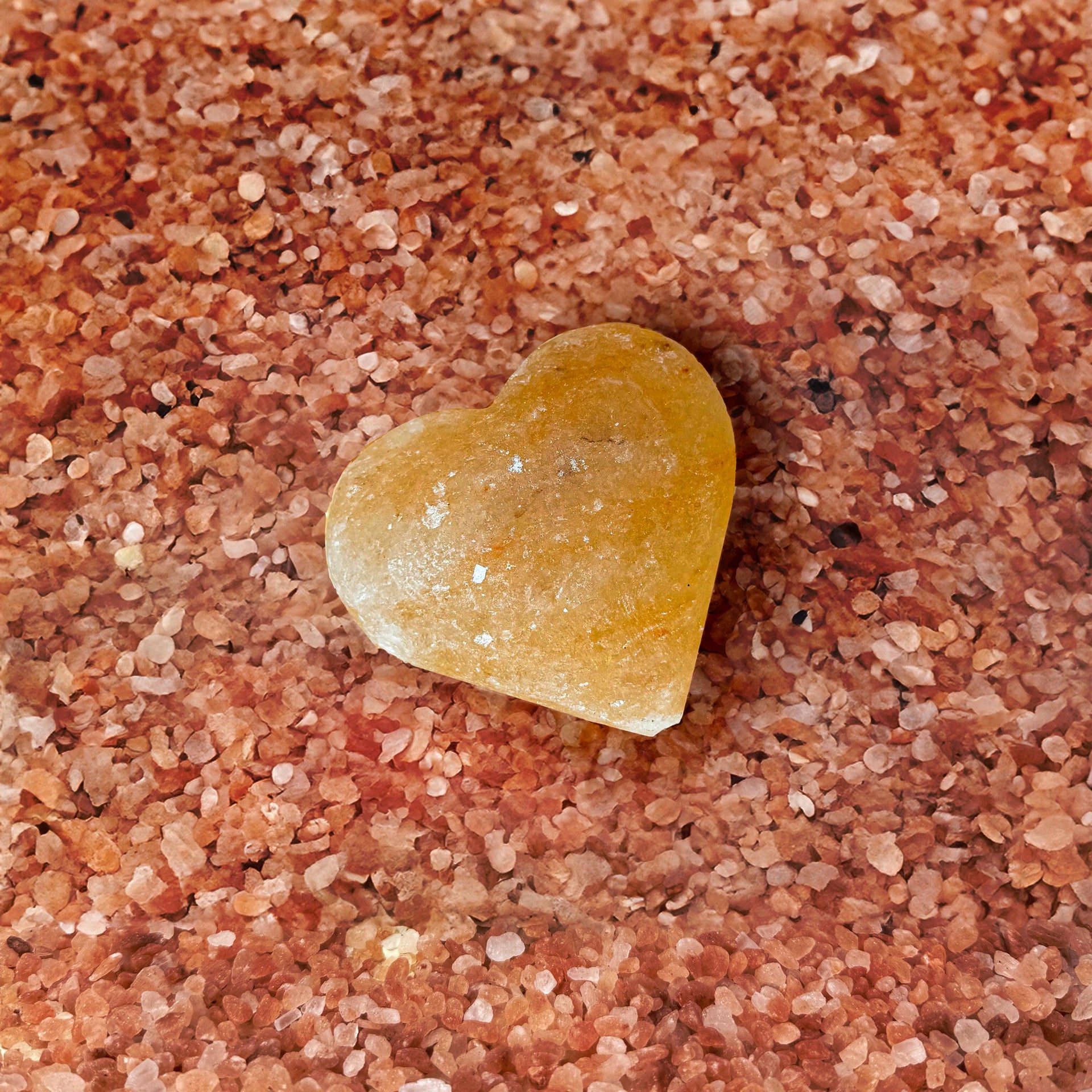 Himalayan Pink Salt Heart Massage Stone