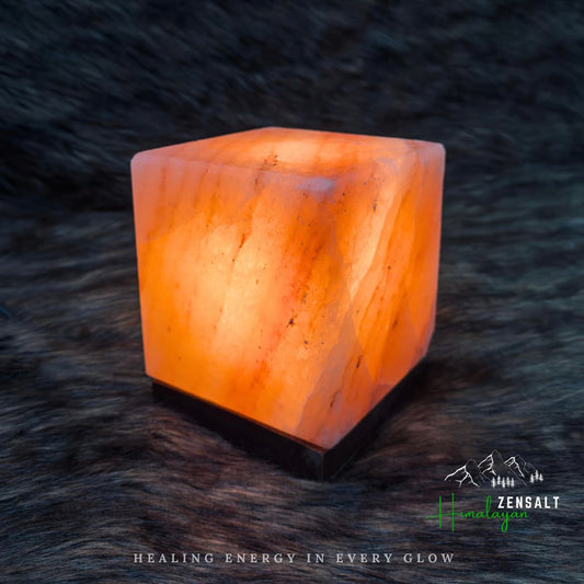 Cube Himalayan Salt Lamp